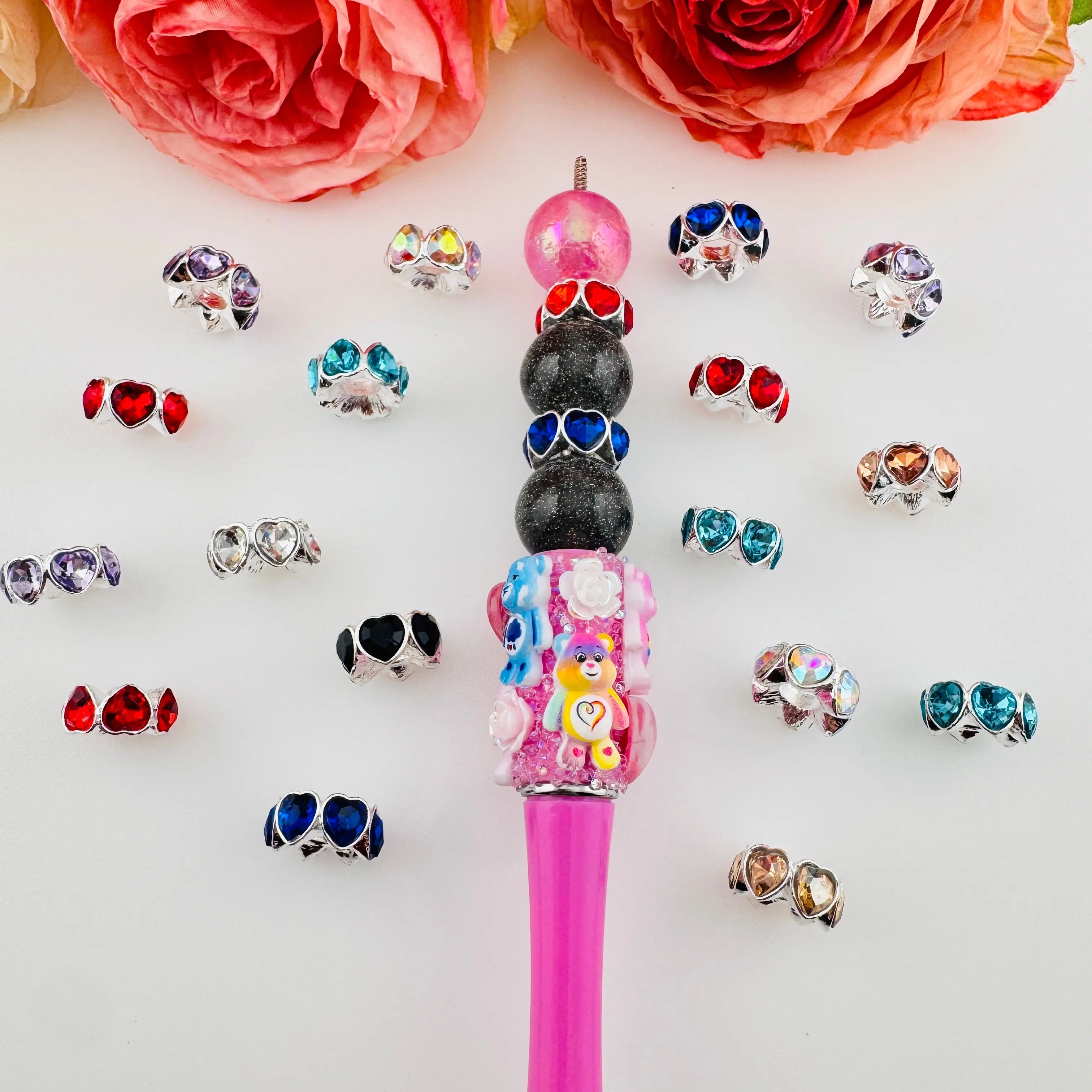 FS10885-14MM Metal Alloy Heart Spacer