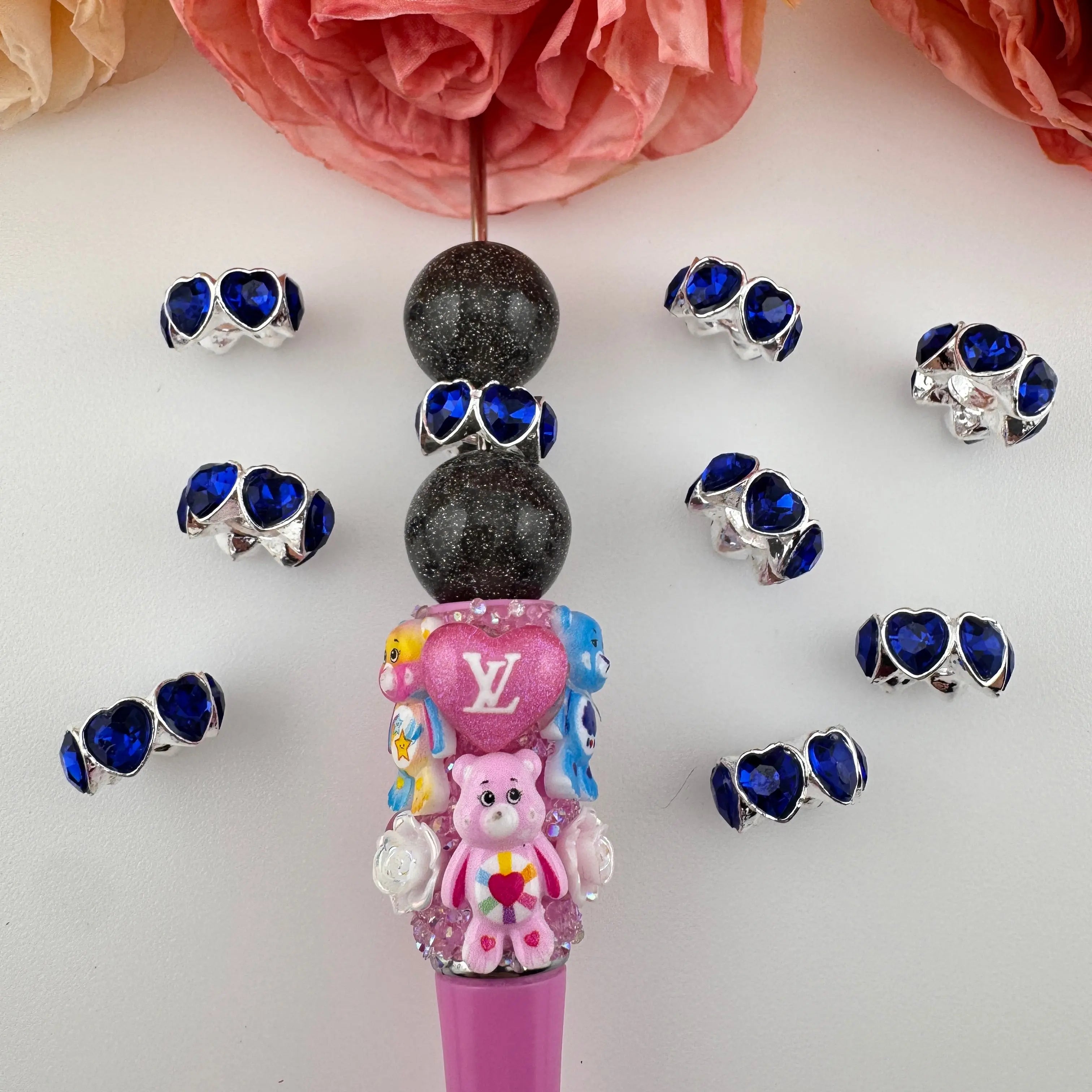 FS10885-14MM Metal Alloy Heart Spacer Zoe DIY Wholesale