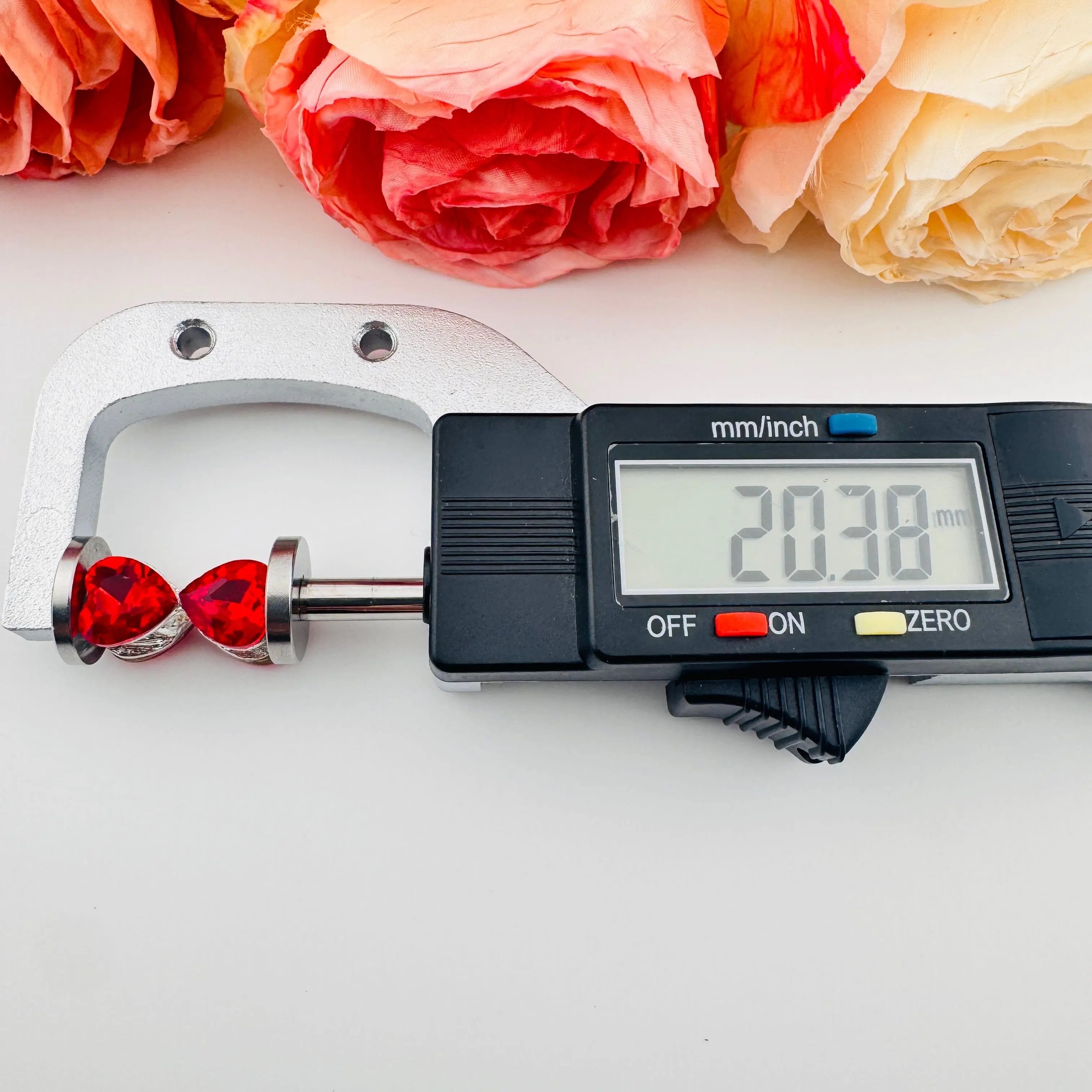 FS10982-About 21×10mm Heart Crystal Bootie Rhinestone Metal Beads Fit For Beadable Pens Zoe DIY Wholesale