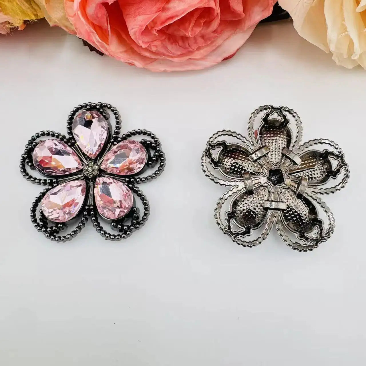 FS10999-41MM Flower Alloy Metal Chamrs Zoe DIY Wholesale