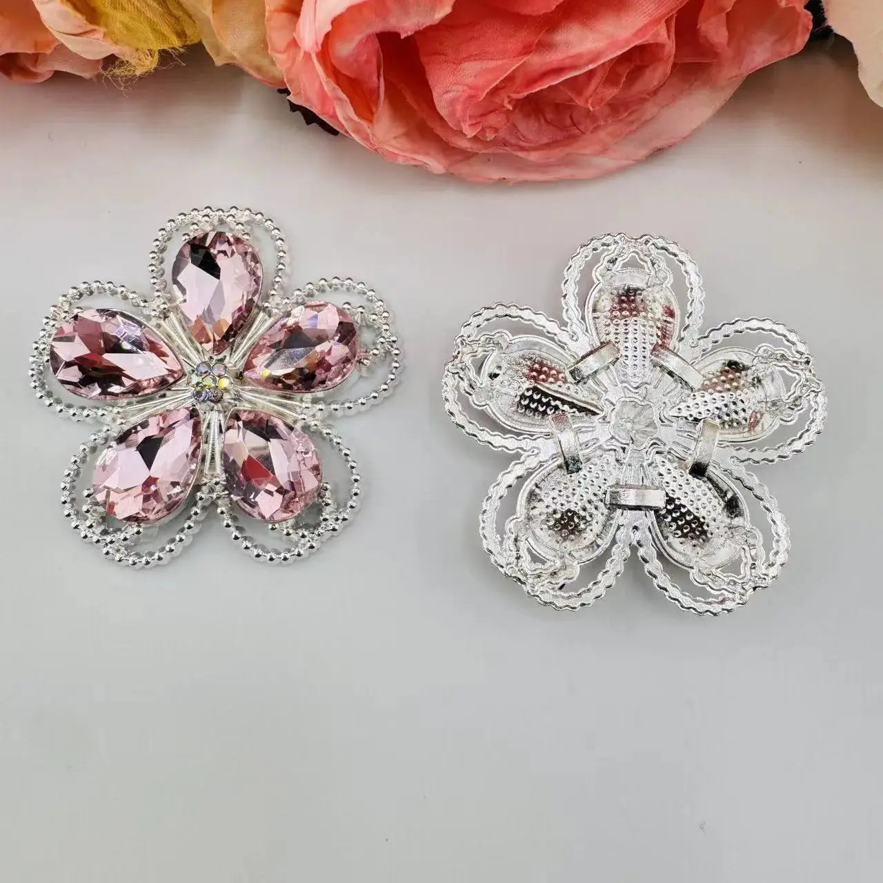 FS10999-41MM Flower Alloy Metal Chamrs Zoe DIY Wholesale