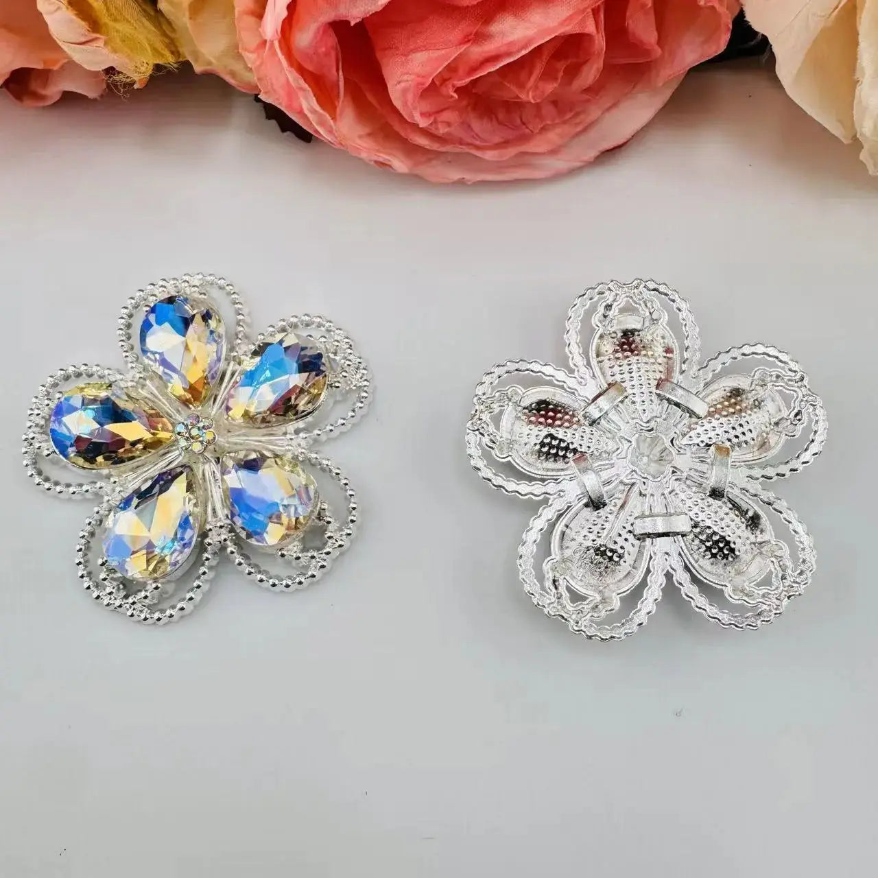 FS10999-41MM Flower Alloy Metal Chamrs Zoe DIY Wholesale