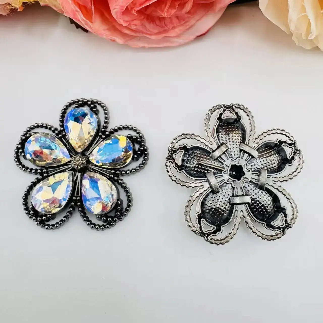 FS10999-41MM Flower Alloy Metal Chamrs Zoe DIY Wholesale