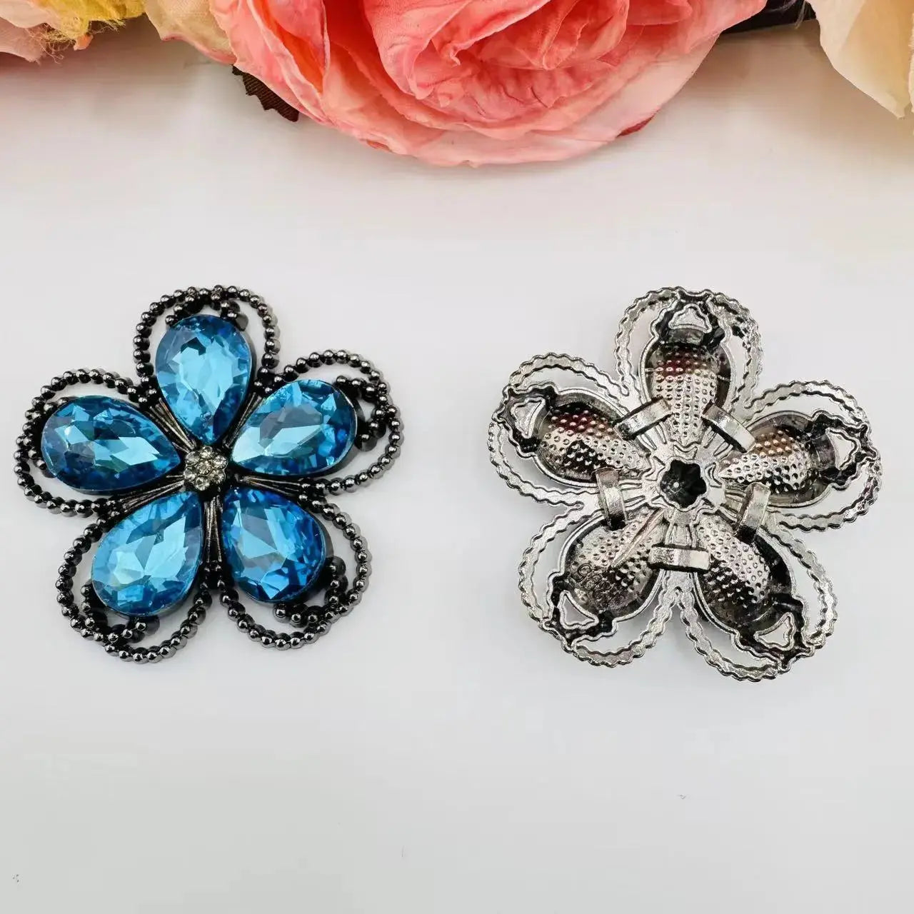 FS10999-41MM Flower Alloy Metal Chamrs Zoe DIY Wholesale