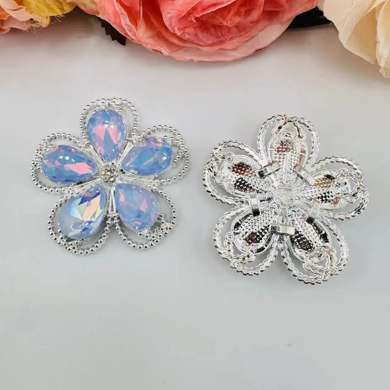 FS10999-41MM Flower Alloy Metal Chamrs Zoe DIY Wholesale