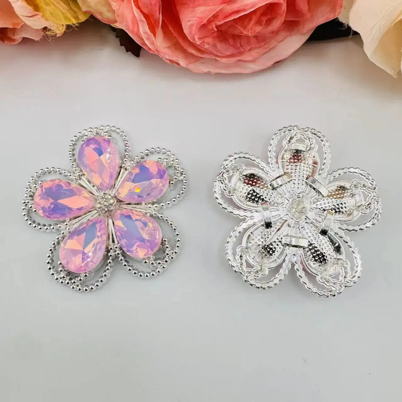 FS10999-41MM Flower Alloy Metal Chamrs Zoe DIY Wholesale
