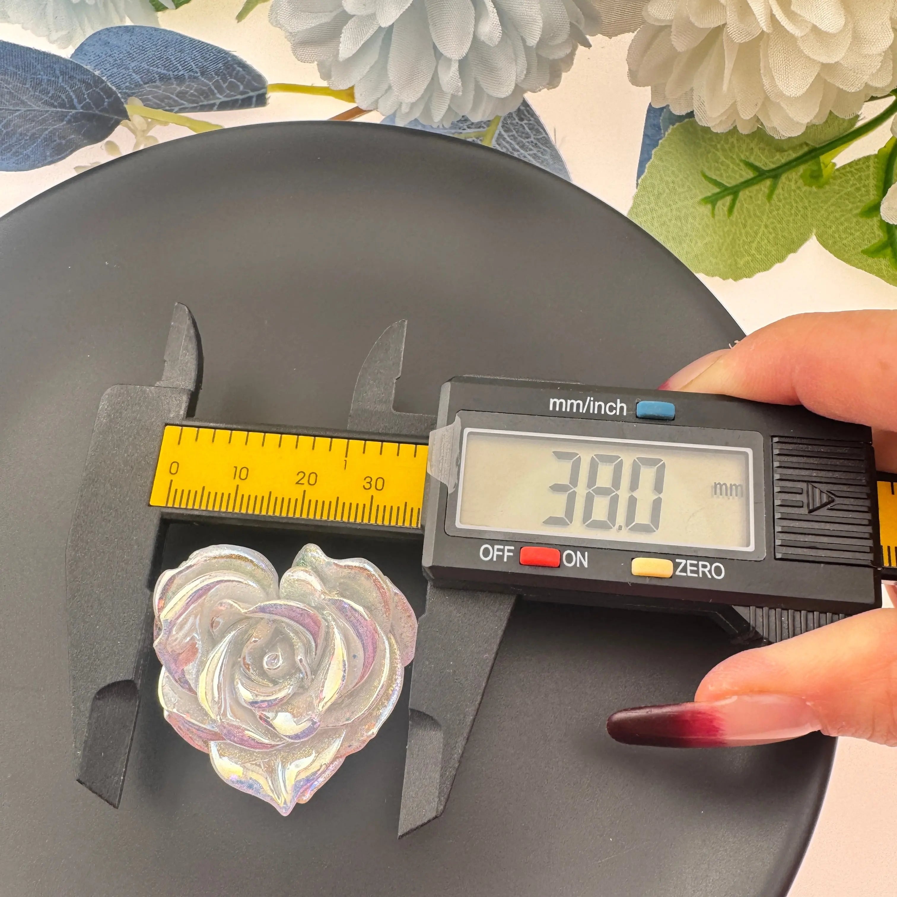 FS11122-About 38×35mm Heart Resin Patch