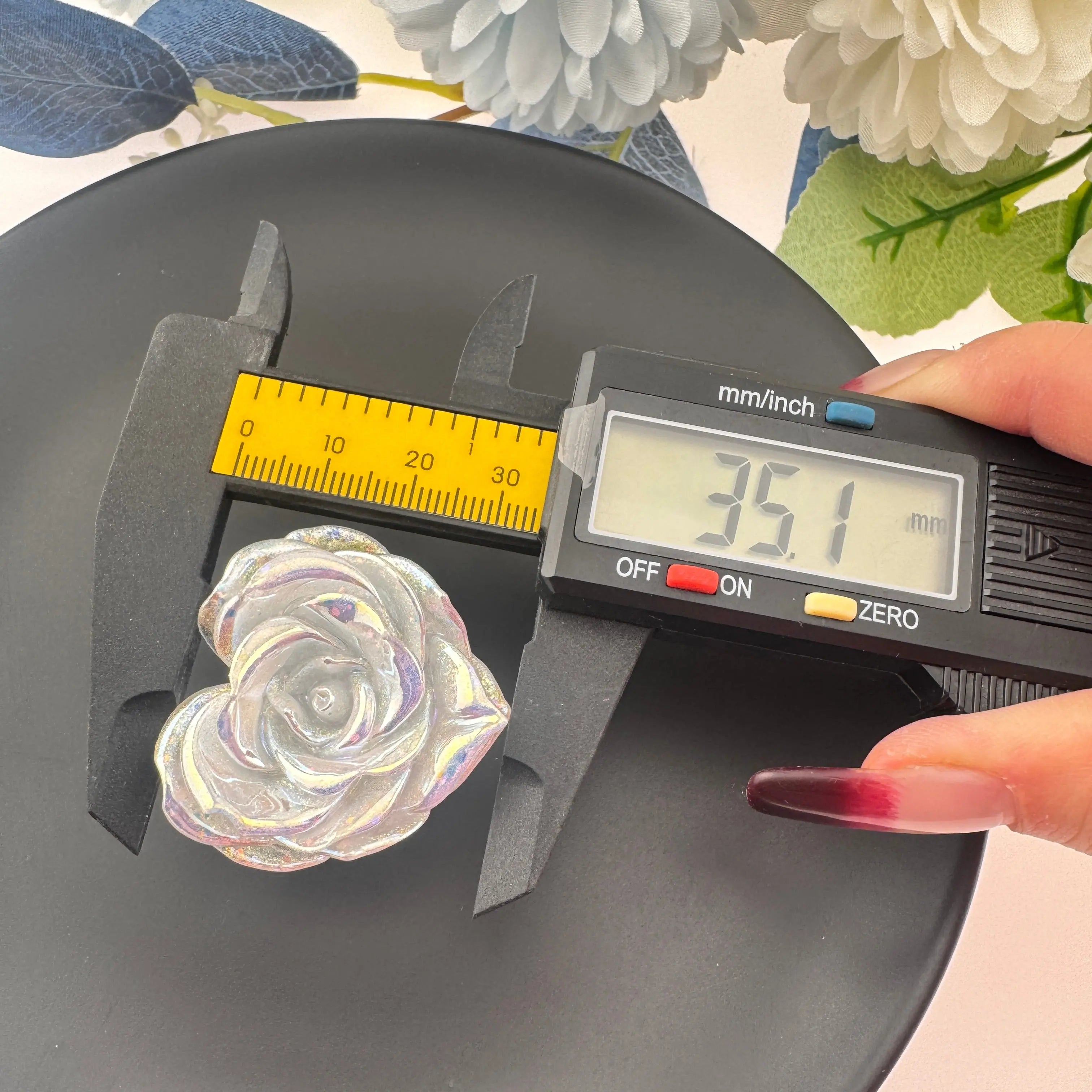 FS11122-About 38×35mm Heart Resin Patch