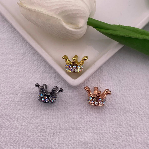 FS1114-15MM  Sliver Crown Spacer Fit For Beadspen Beads - Zoe DIY Wholesale