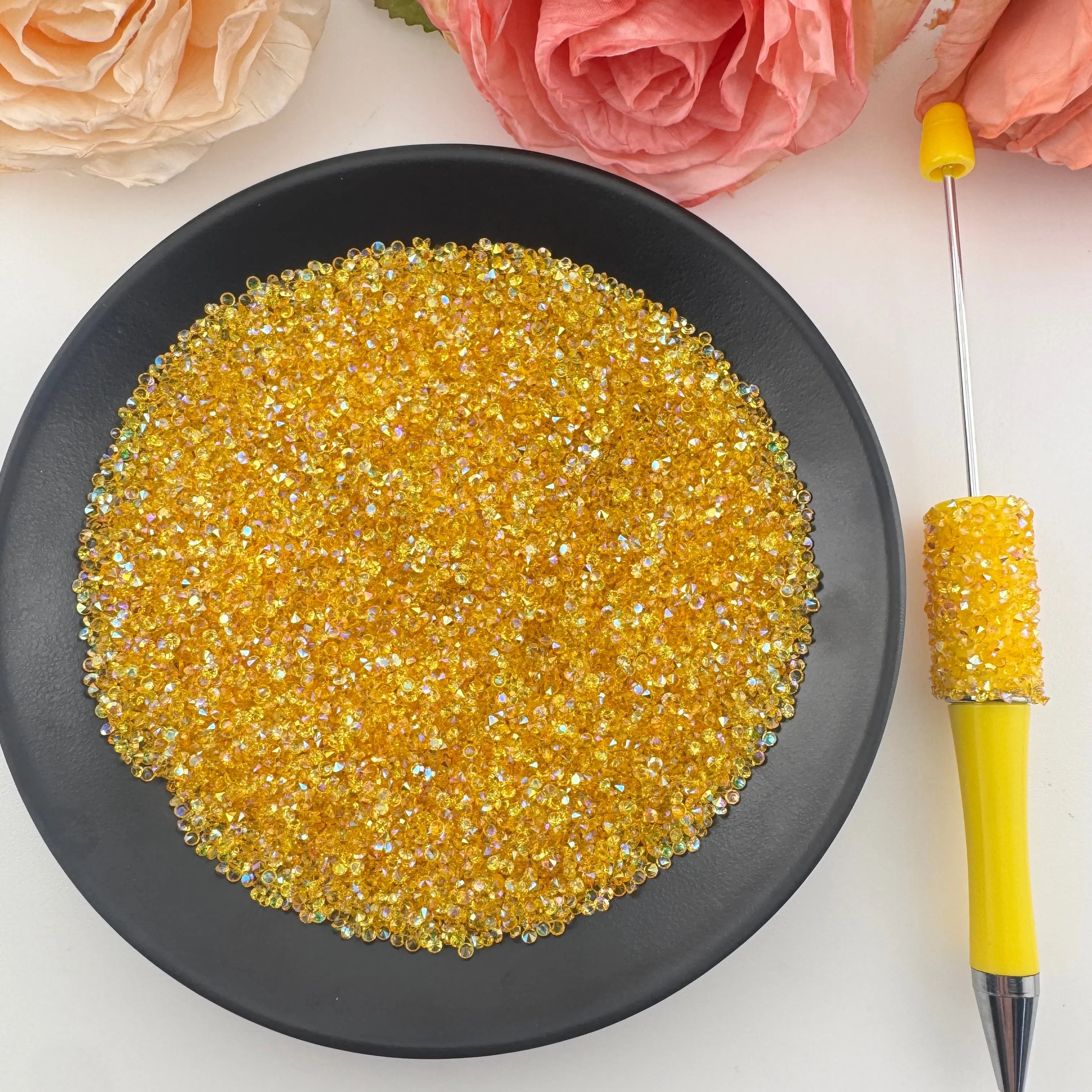 FS1115-2MM Crystal AB Sugar Diamonds For Making Sugar Beads Or Sugar Beadable Pens ZoeDIY Shop