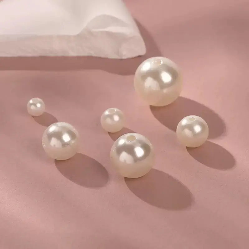 FS1268-16MM Pearl Looking Acrylic Beads Fit For Beadable Pens Zoe's DIY Shop