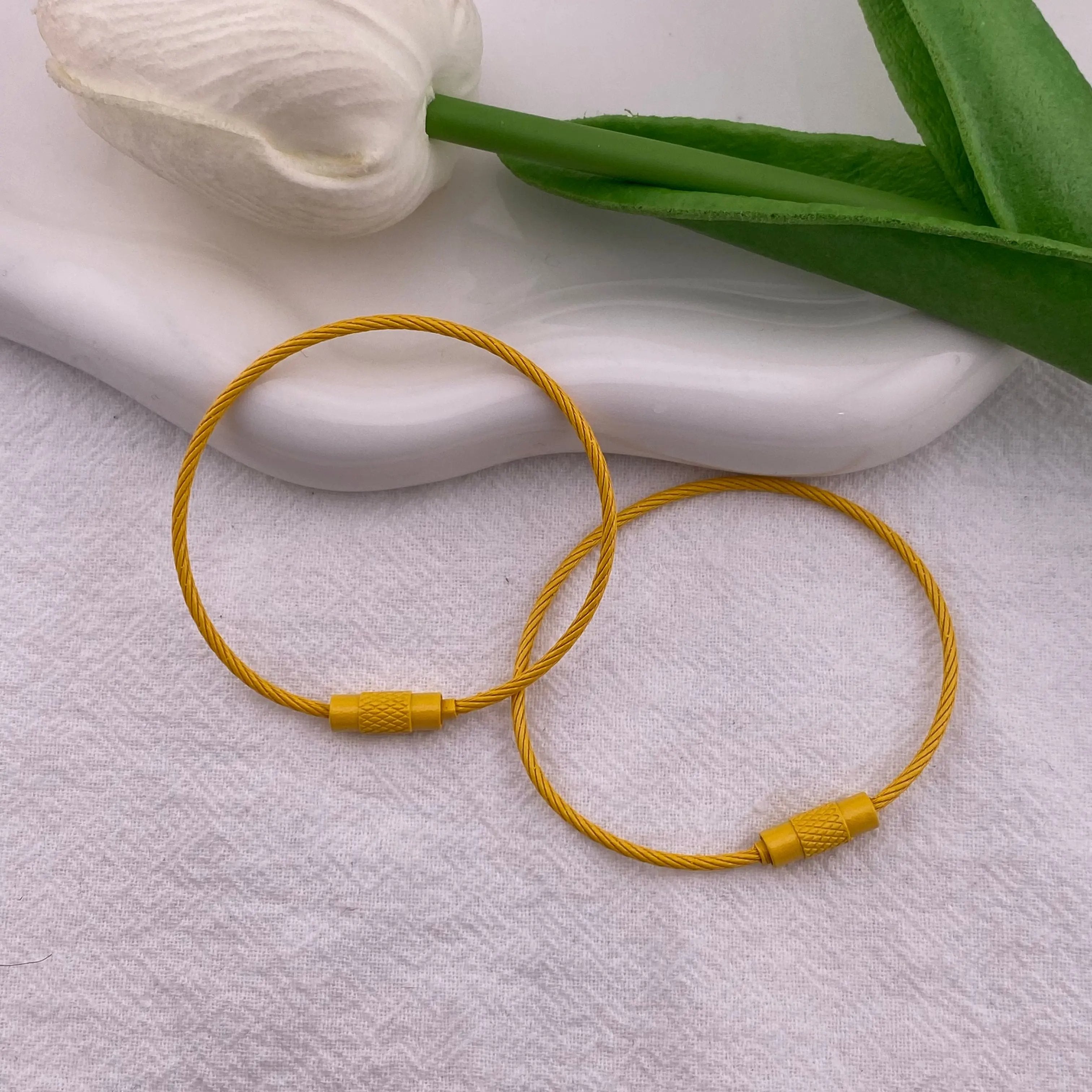 FS1330- 50mm Key Ring Mixed Color Zoe's DIY Shop