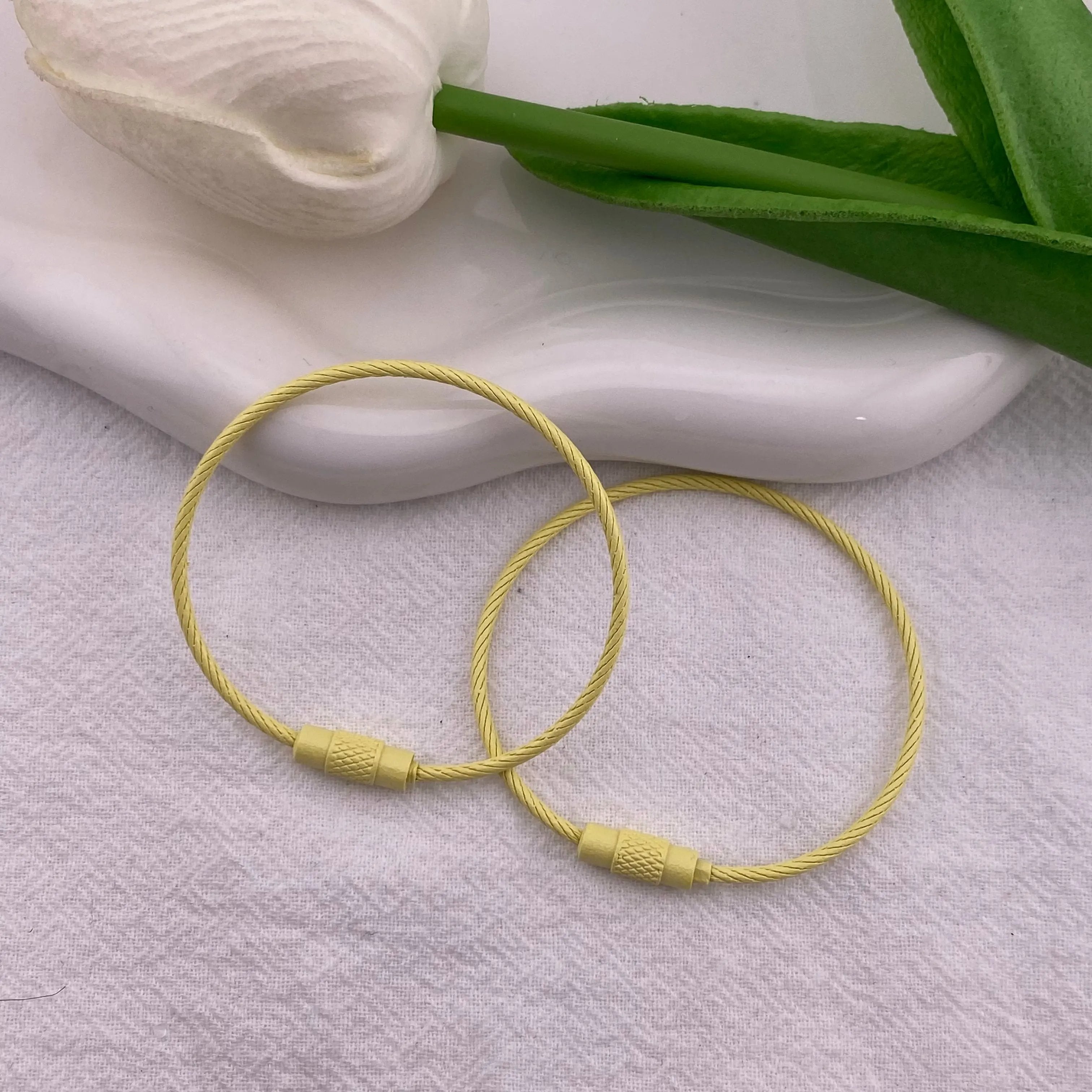 FS1330- 50mm Key Ring Mixed Color Zoe's DIY Shop