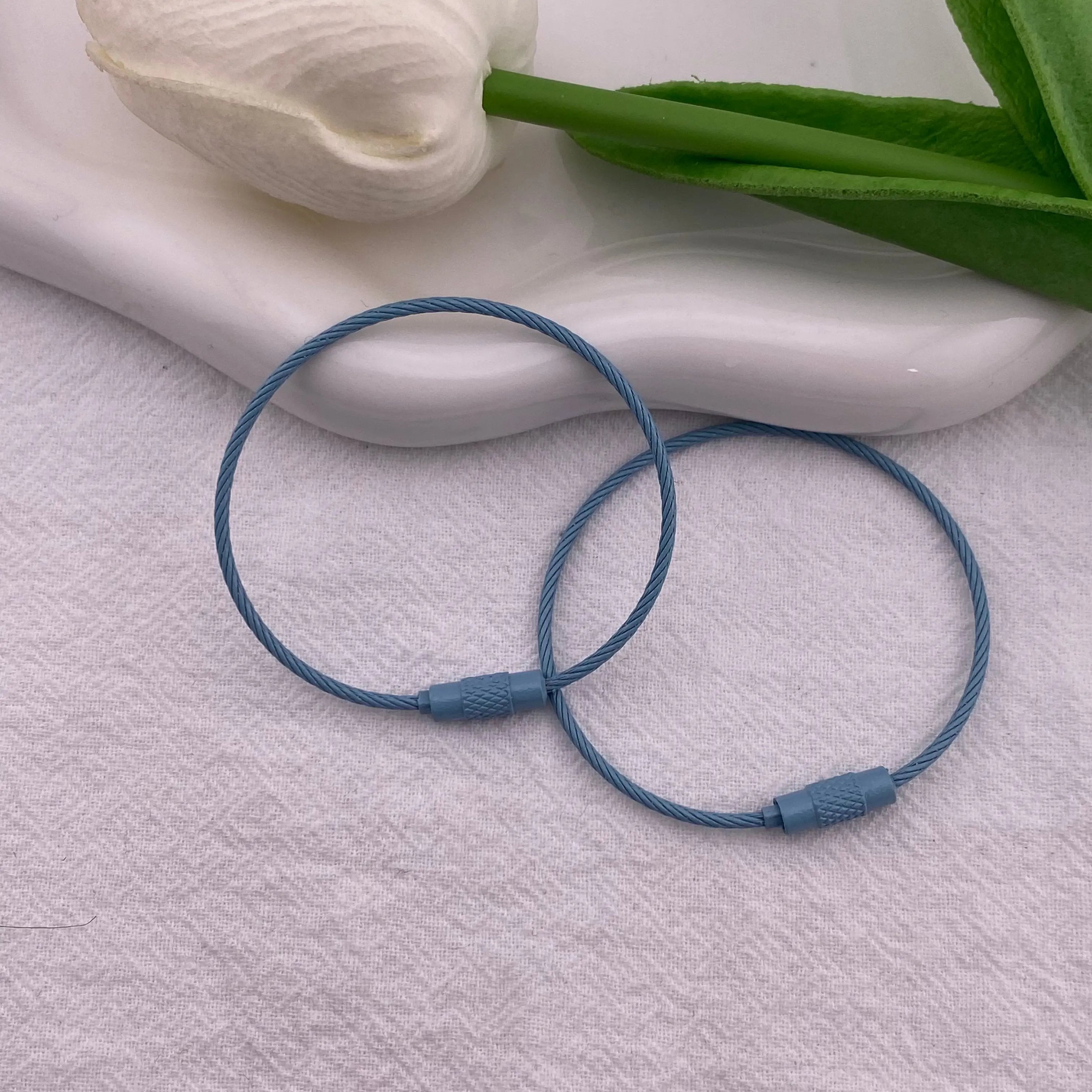 FS1330- 50mm Key Ring Mixed Color Zoe's DIY Shop