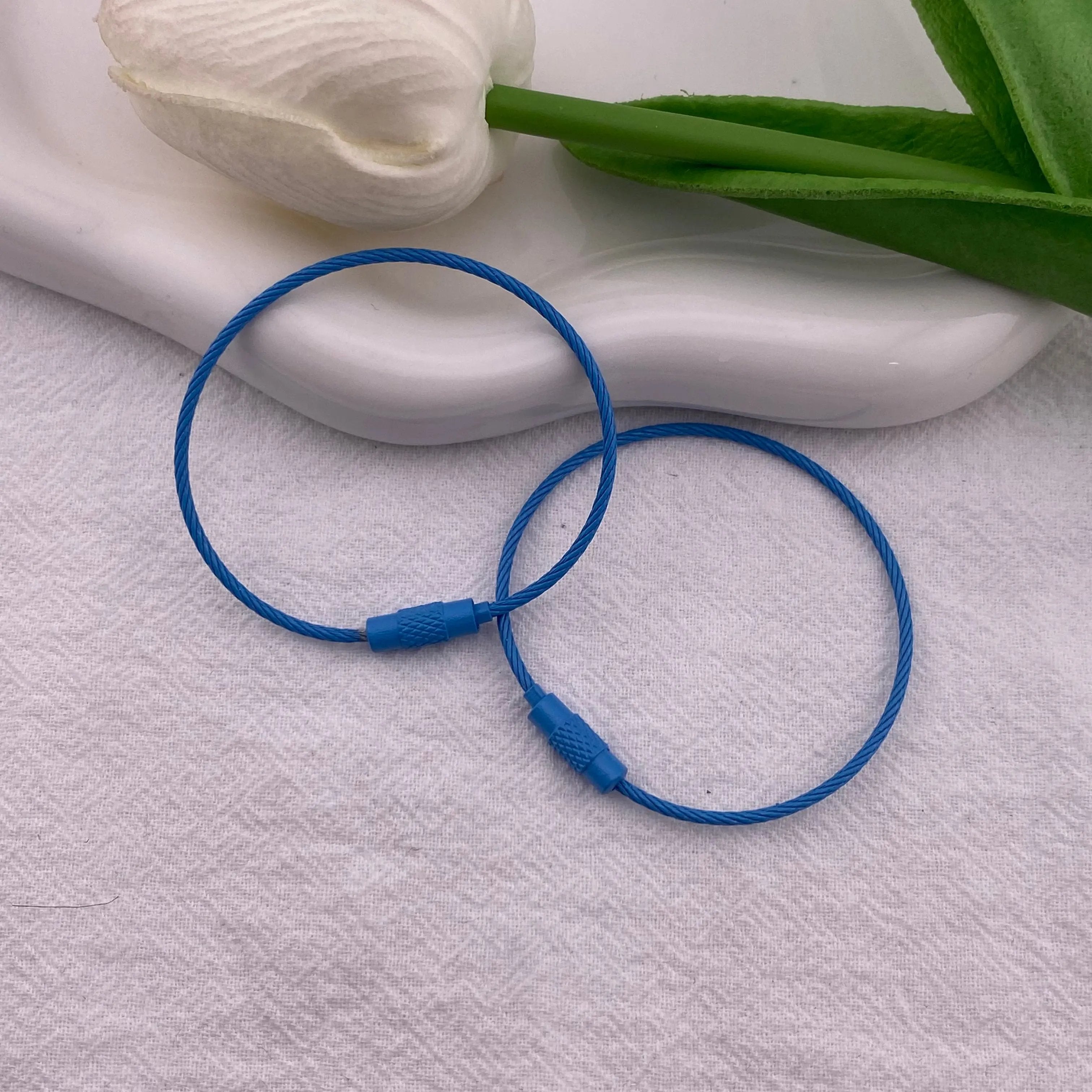 FS1330- 50mm Key Ring Mixed Color Zoe's DIY Shop