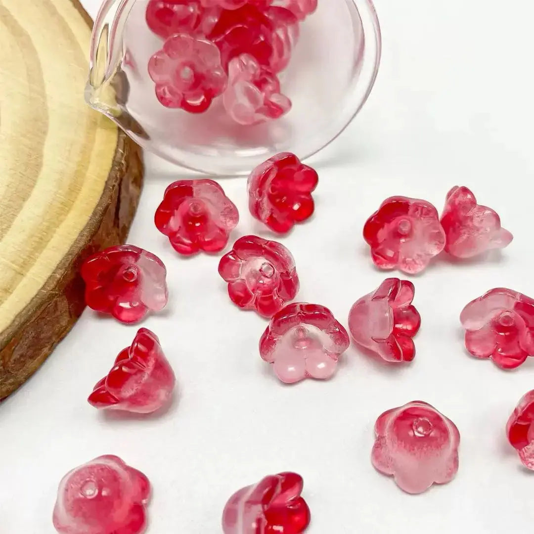 FS1337-7×12mm Glass Valley Of Lilly For Making Car Hangers Or Spacers ZoeDIY Shop