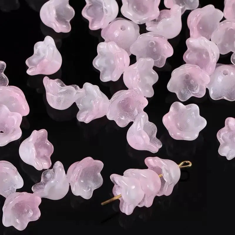 FS1337-7×12mm Glass Valley Of Lilly For Making Car Hangers Or Spacers ZoeDIY Shop