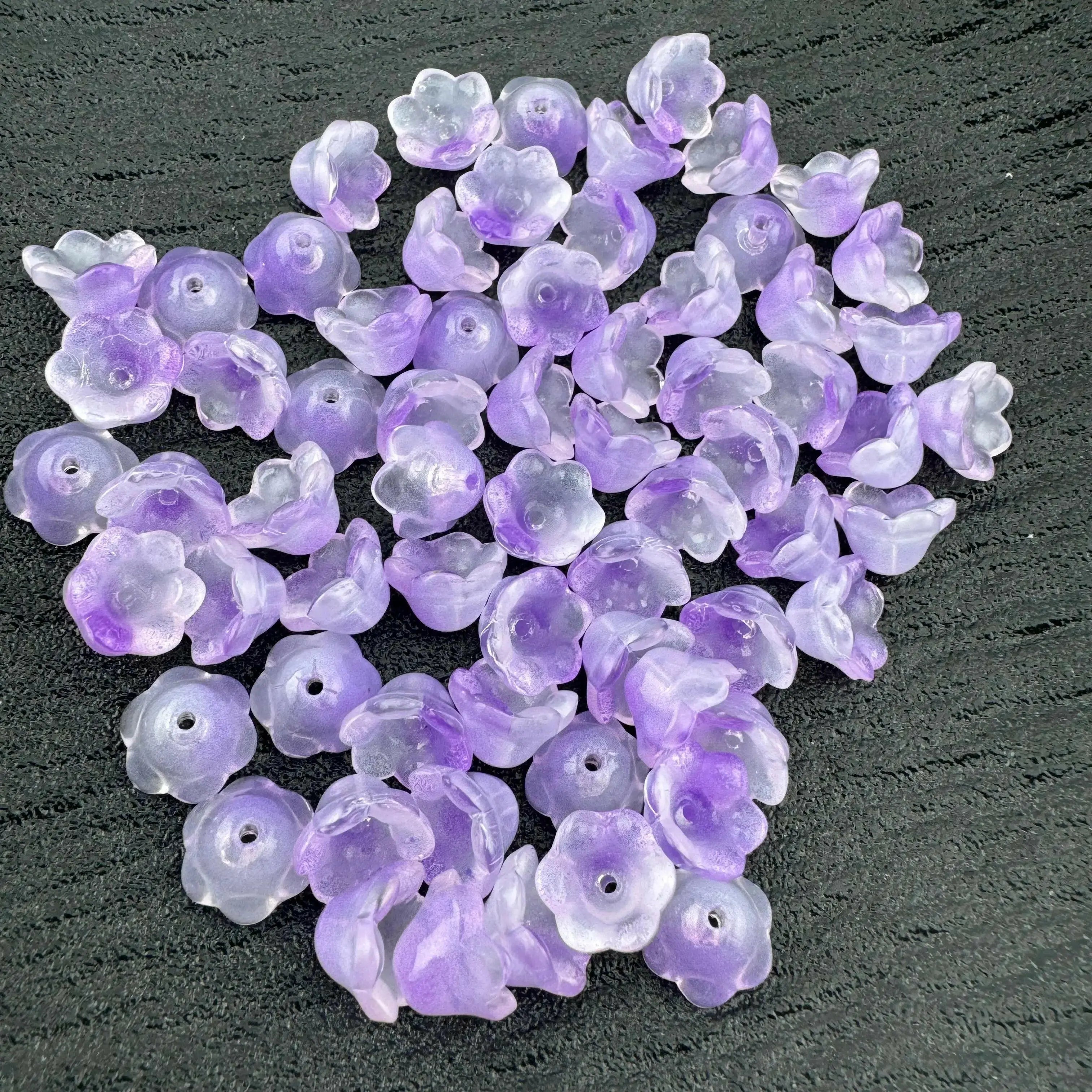 FS1337-7×12mm Glass Valley Of Lilly For Making Car Hangers Or Spacers ZoeDIY Shop