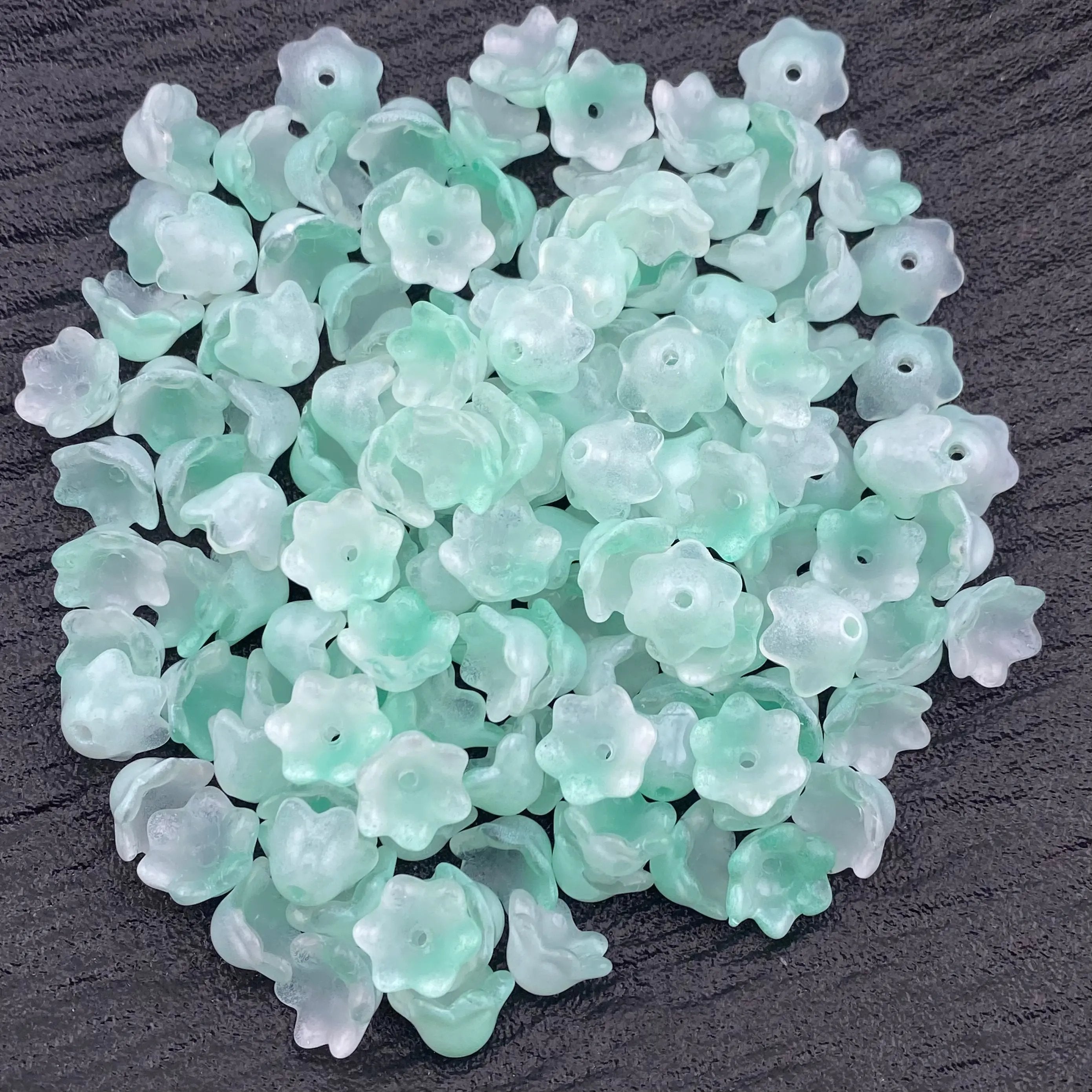 FS1337-7mm Glass Valley Of Lilly For Making Car Hangers Or Spacers Zoe's DIY Shop