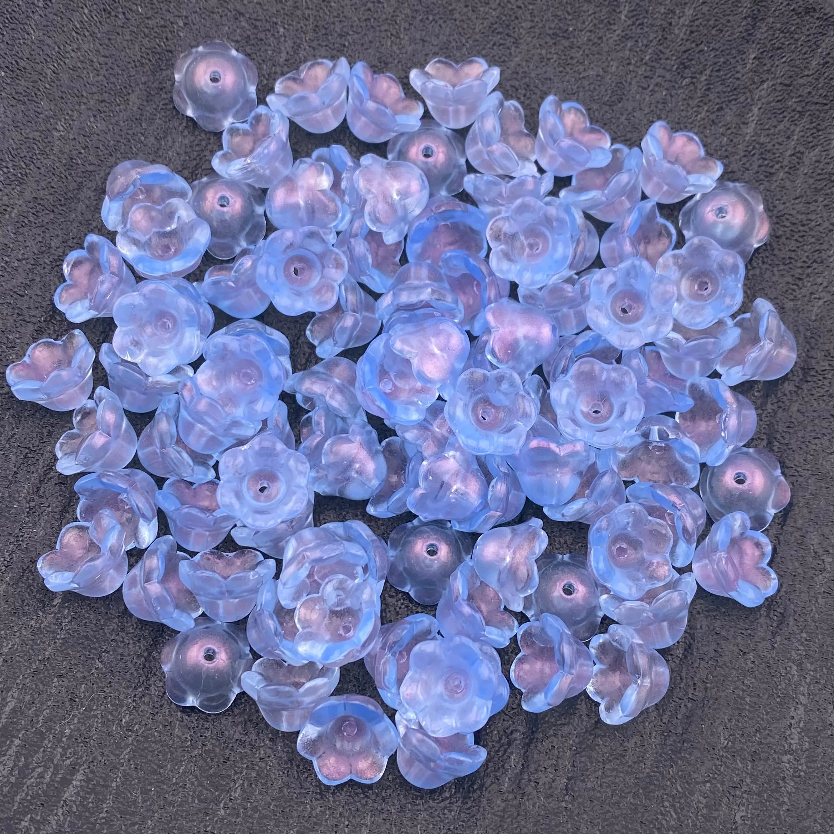 FS1337-7mm Glass Valley Of Lilly For Making Car Hangers Or Spacers Zoe's DIY Shop