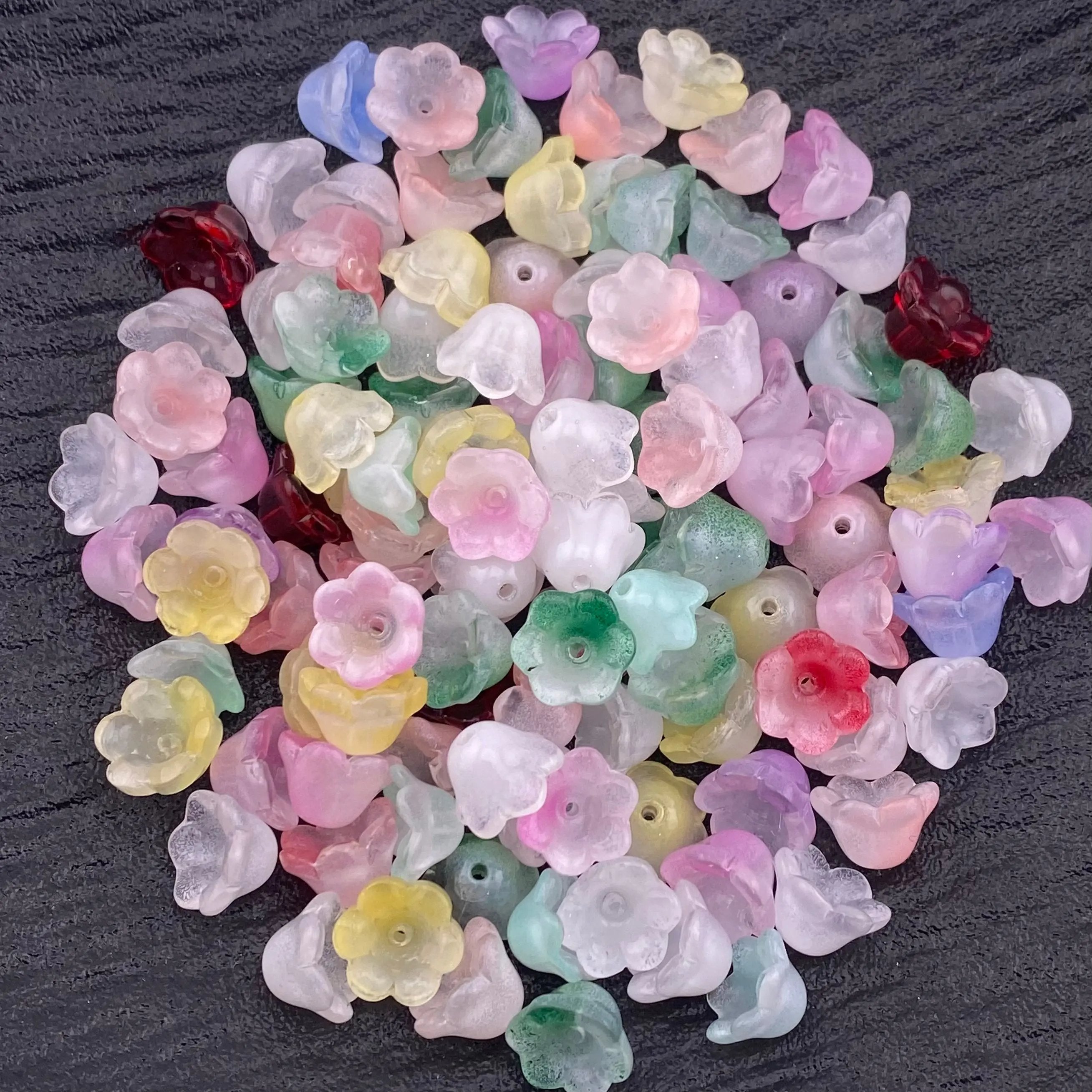 FS1337-7mm Glass Valley Of Lilly For Making Car Hangers Or Spacers Zoe's DIY Shop