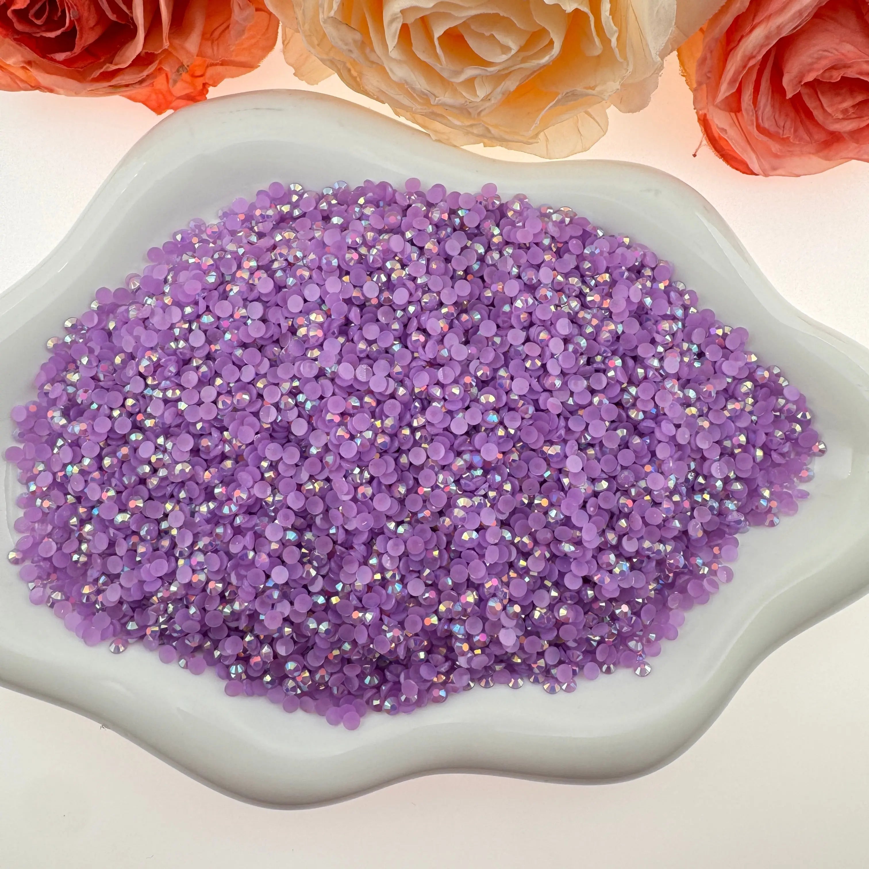 FS1352-3mm Non Hotfix Jelly Rhinestones Sugar Diamonds For Making Fancy Pens Or Fancy Beads ZoeDIY Shop