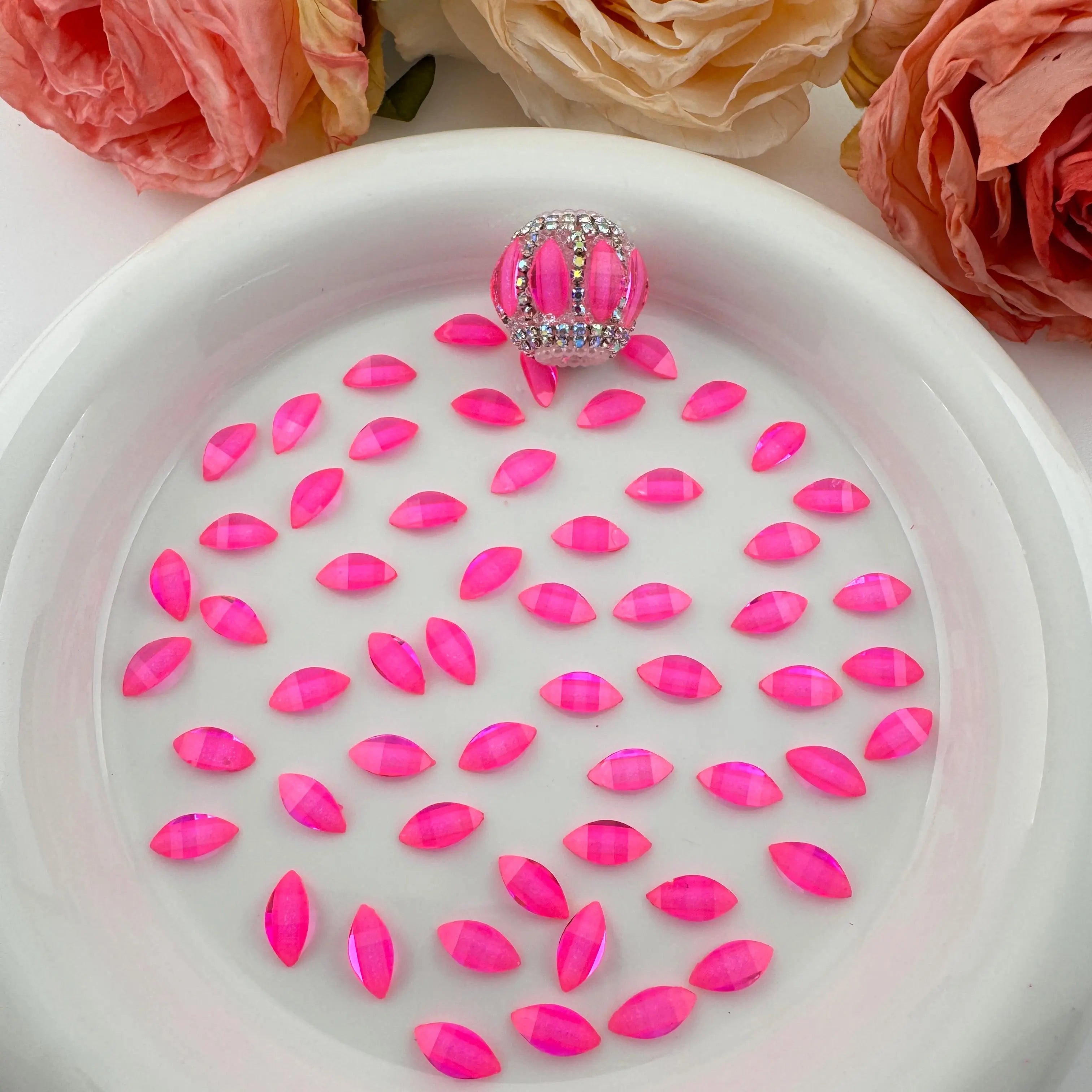 FS1354-5*10mm Horse-Eye Petals For Making Fancy Beads Or Fancy Pens Zoe DIY Wholesale
