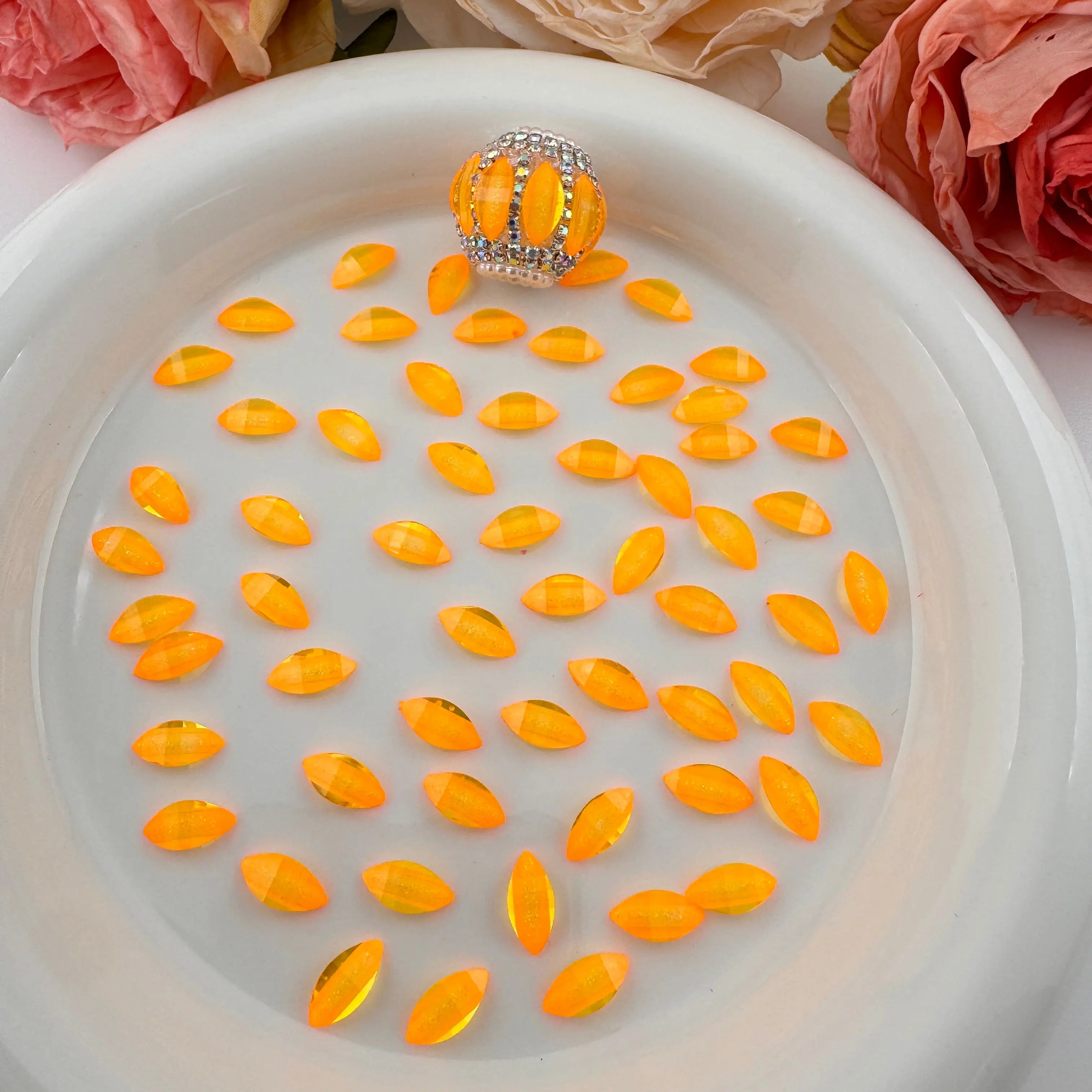 FS1354-5*10mm Horse-Eye Petals For Making Fancy Beads Or Fancy Pens Zoe DIY Wholesale