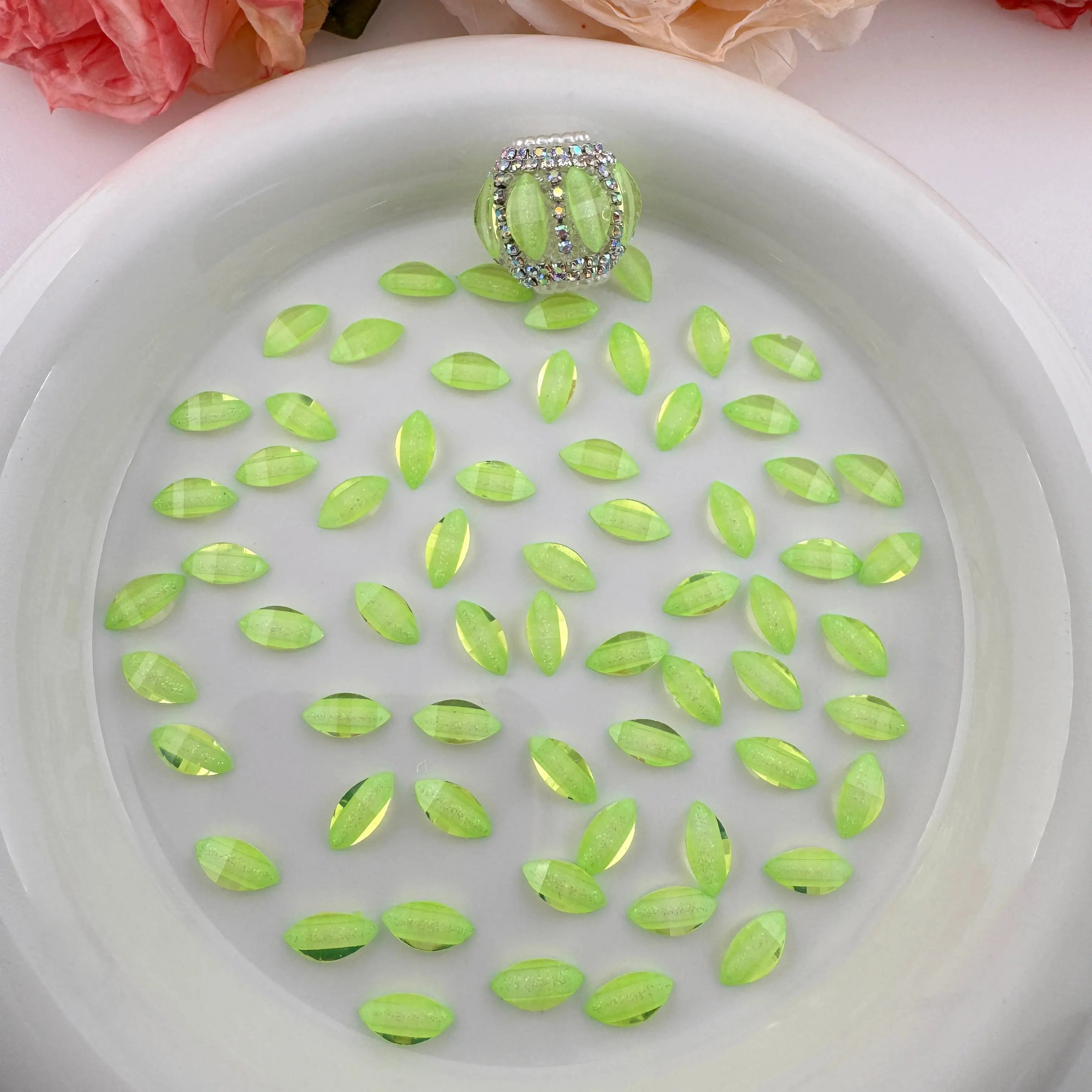 FS1354-5*10mm Horse-Eye Petals For Making Fancy Beads Or Fancy Pens Zoe DIY Wholesale