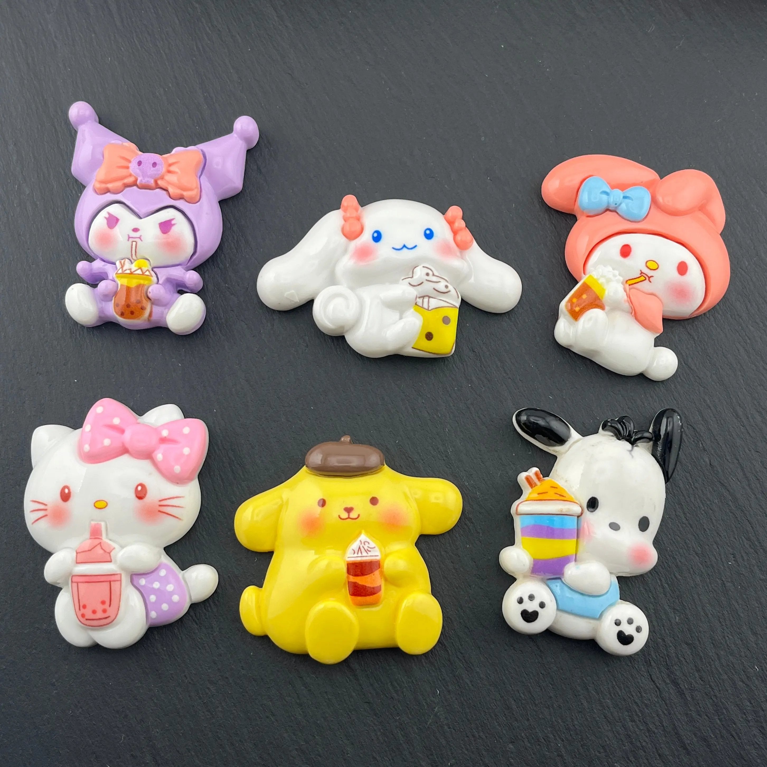 FS1400-Random Mixed Color Acrylic Patch (No Hole) For Making Fancy Beads Zoe's DIY Shop