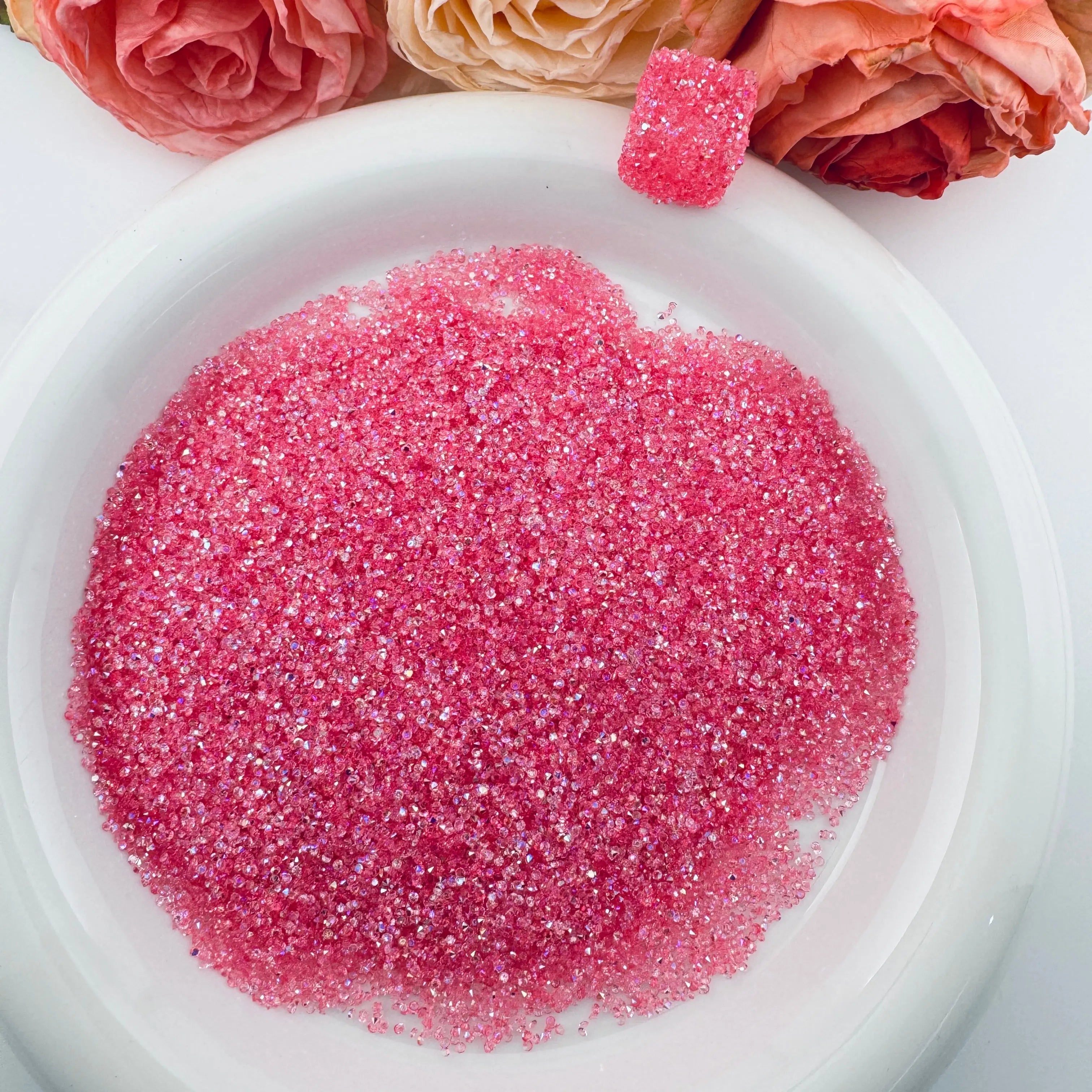 FS1441-AB Sugar Crystal Diamonds (1.5mm Size) For Making Sugar Beads and Sugar Pens ZoeDIY Shop