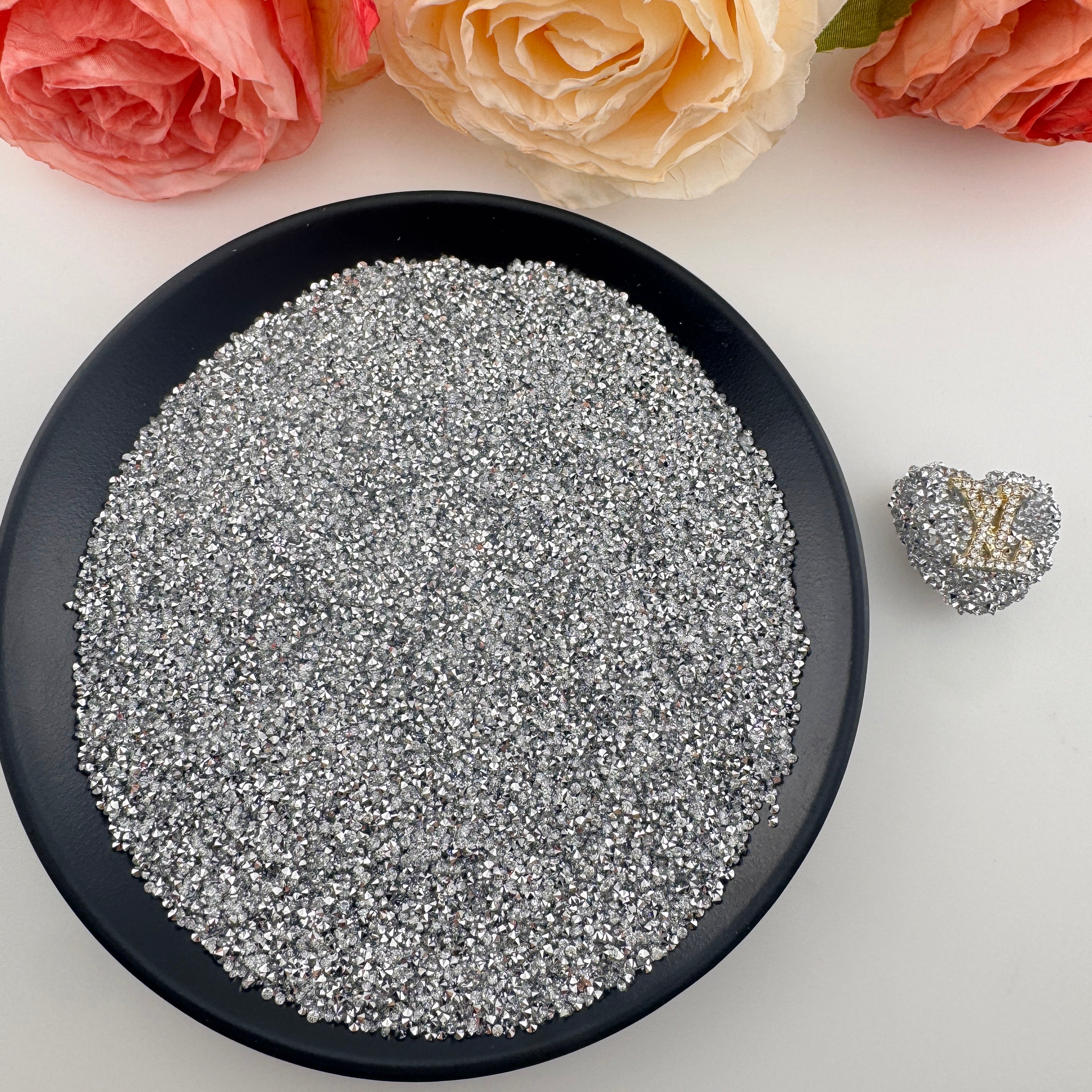 FS1441-AB Sugar Crystal Diamonds (1.5mm Size) For Making Sugar Beads and Sugar Pens ZoeDIY Shop