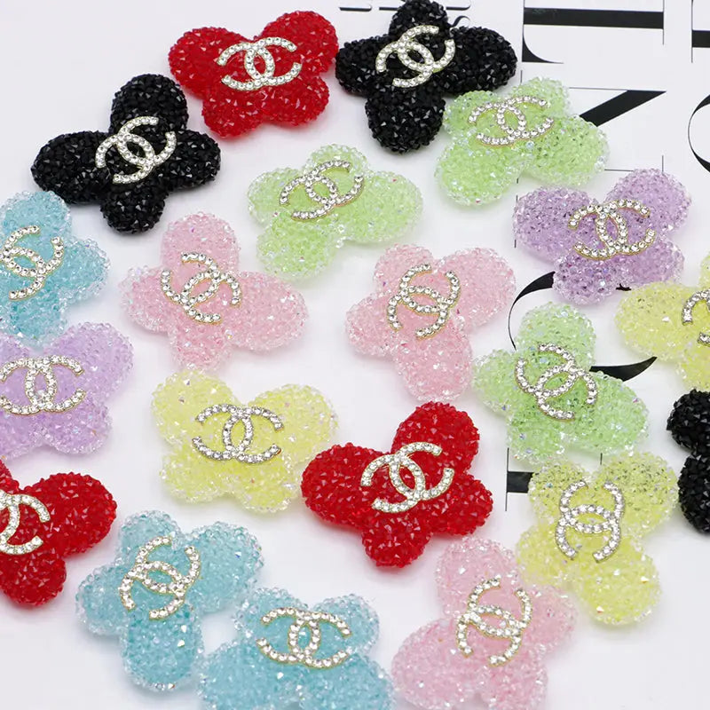 FS1451- Butterfly CC Sugar Beadsb for Crafts DIY Bracelets Keychains Pens Jewelry Making Supplies Zoe's DIY Shop
