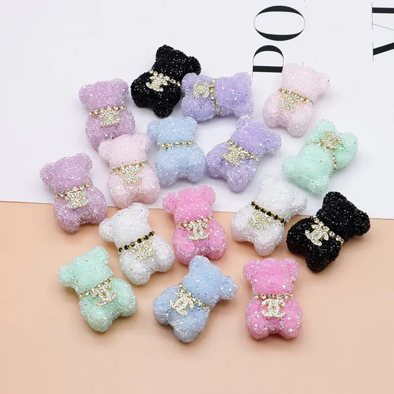 FS1466- Cc Sugar Bear for Crafts DIY Bracelets Keychains Pens Jewelry Making Supplies Zoe's DIY Shop