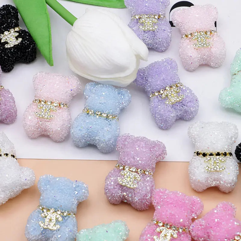 FS1466- Cc Sugar Bear for Crafts DIY Bracelets Keychains Pens Jewelry Making Supplies Zoe's DIY Shop