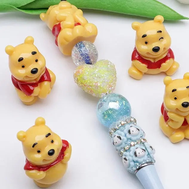 FS1513-Winnie Bear Resin Charms Zoe DIY Wholesale