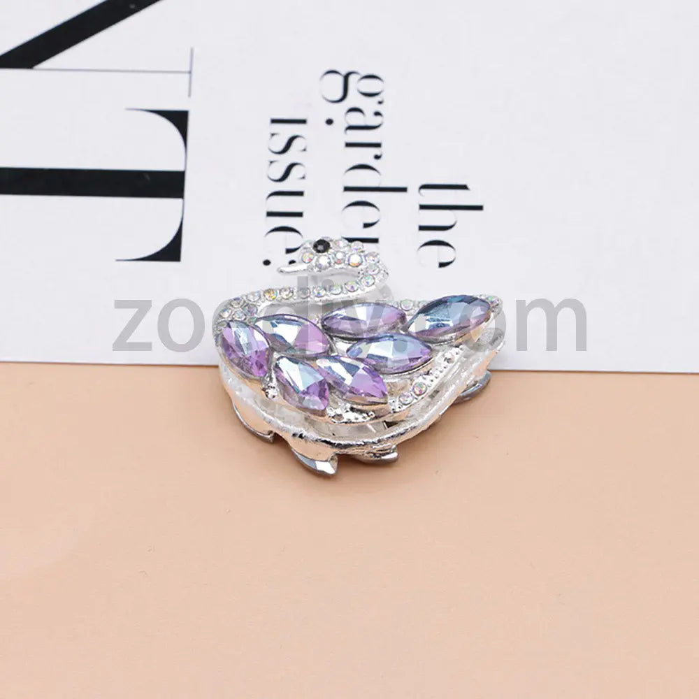 FS1622-Swan Diamond Alloy Beads Fit For Beadable Pens For Keychain Jewelry Making Zoe's DIY Shop