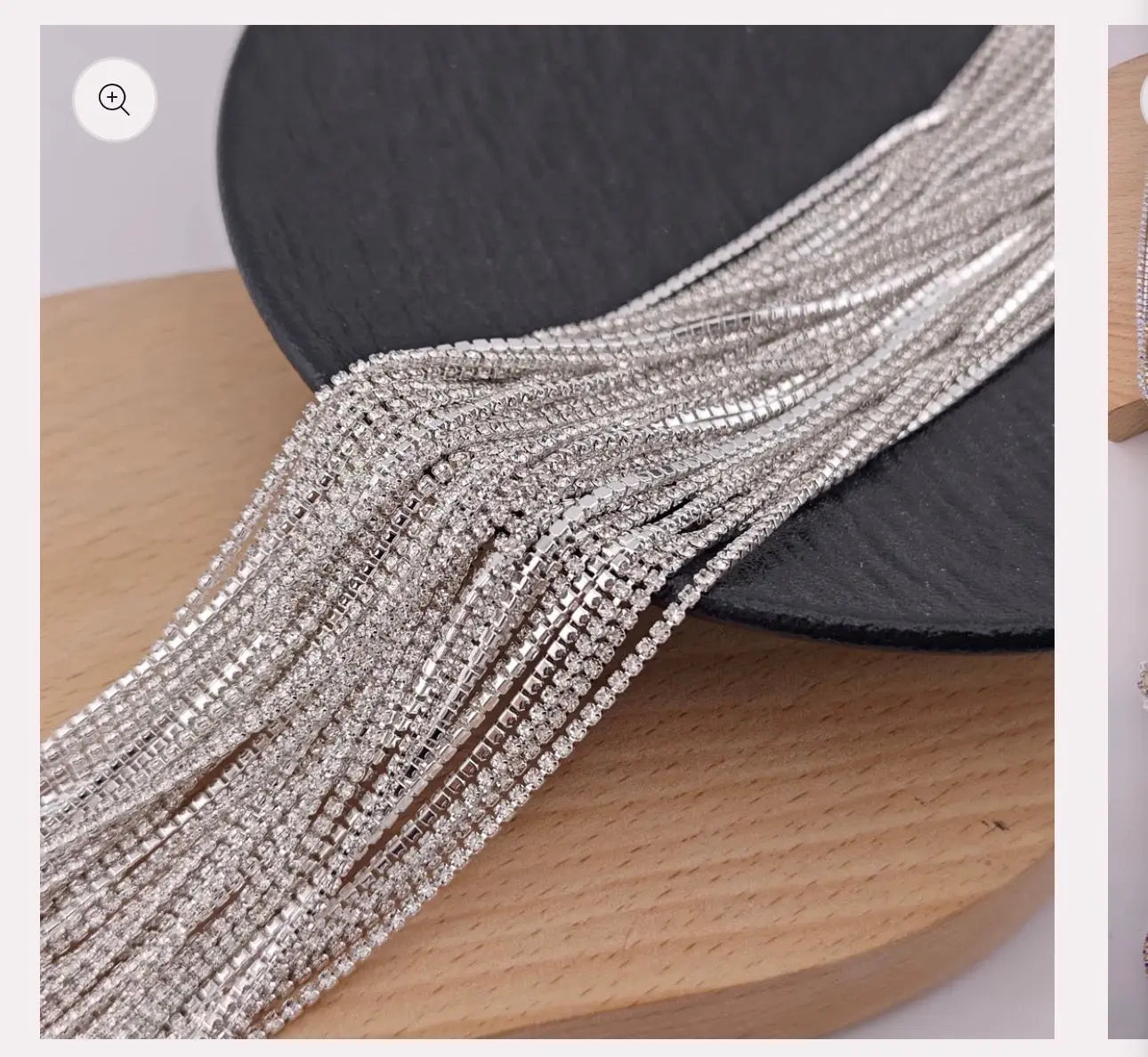 FS1674-1.5mm Diamonds Chain For DIY Making Beads and making Fancy Pens Zoe DIY Shop