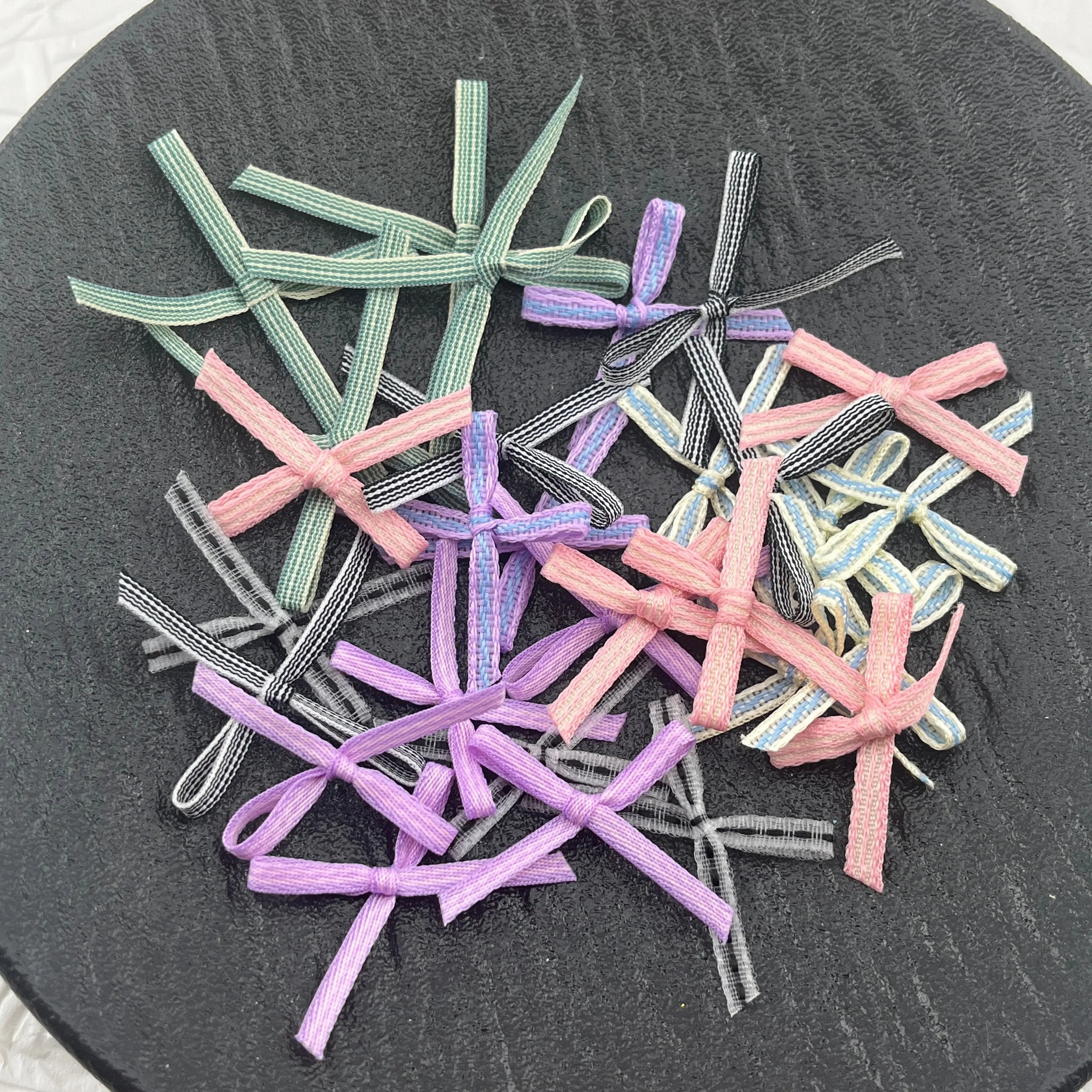 FS1719-1Bags  about 45-50PCS small Fabric Bows Zoe's DIY Shop