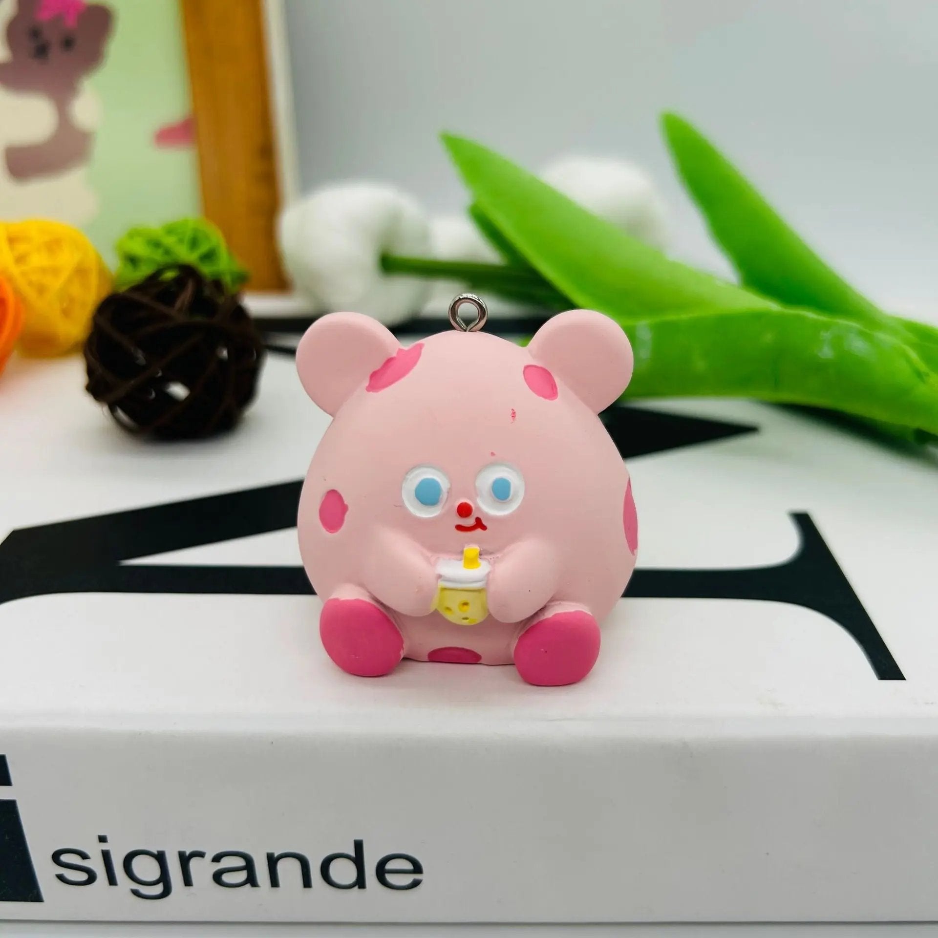 FS1727-Cute Anima Resin Pedant For Making Car Hanger Or Keychain Zoe's DIY Shop