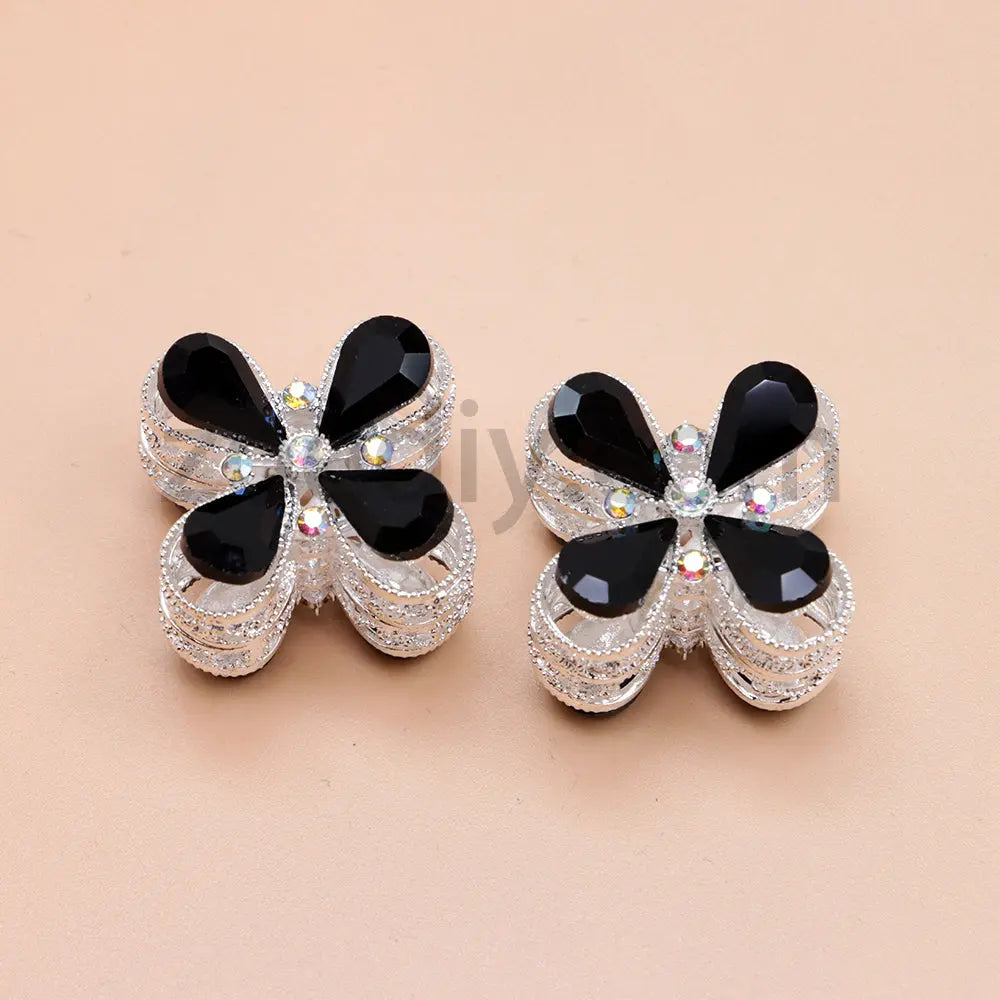 FS1781- Crystal Diamond Flower Metal Beads Fit For Beadable Pens For Keychain Jewelry Making Zoe's DIY Shop