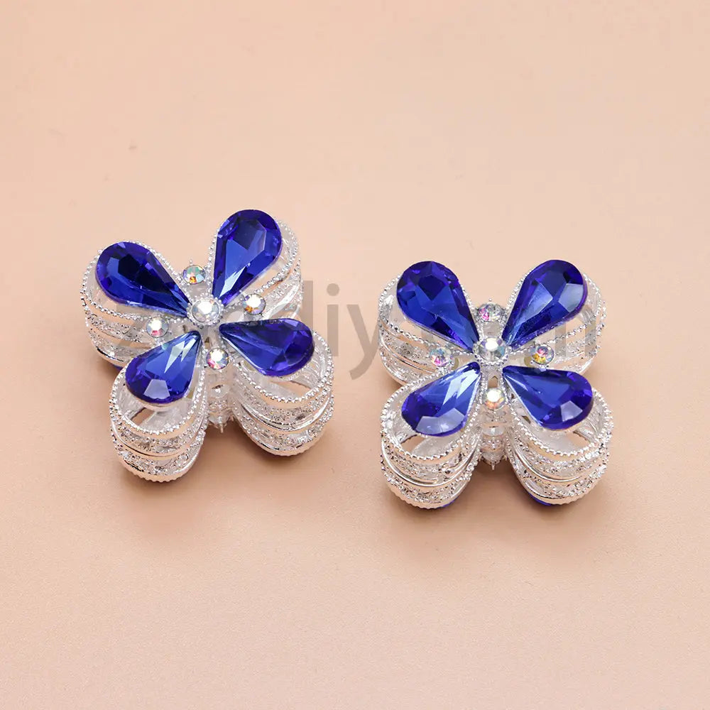 FS1781- Crystal Diamond Flower Metal Beads Fit For Beadable Pens For Keychain Jewelry Making Zoe's DIY Shop