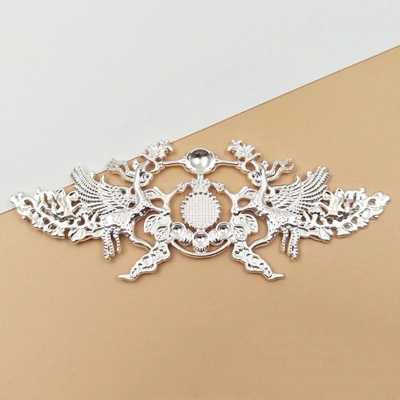 FS17865-About 13×5cm Metal Patch Zoe DIY Wholesale