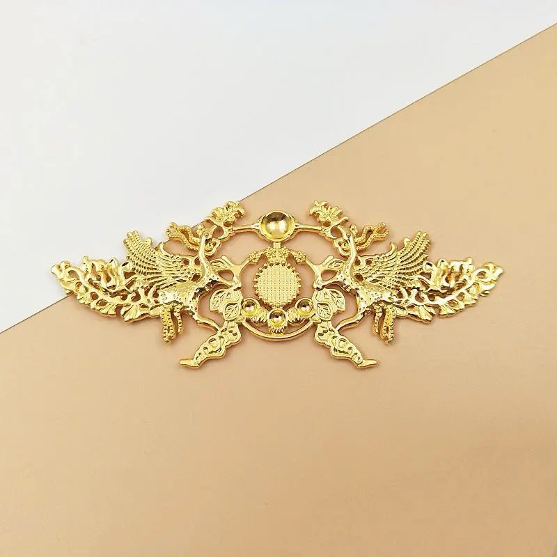 FS17865-About 13×5cm Metal Patch Zoe DIY Wholesale