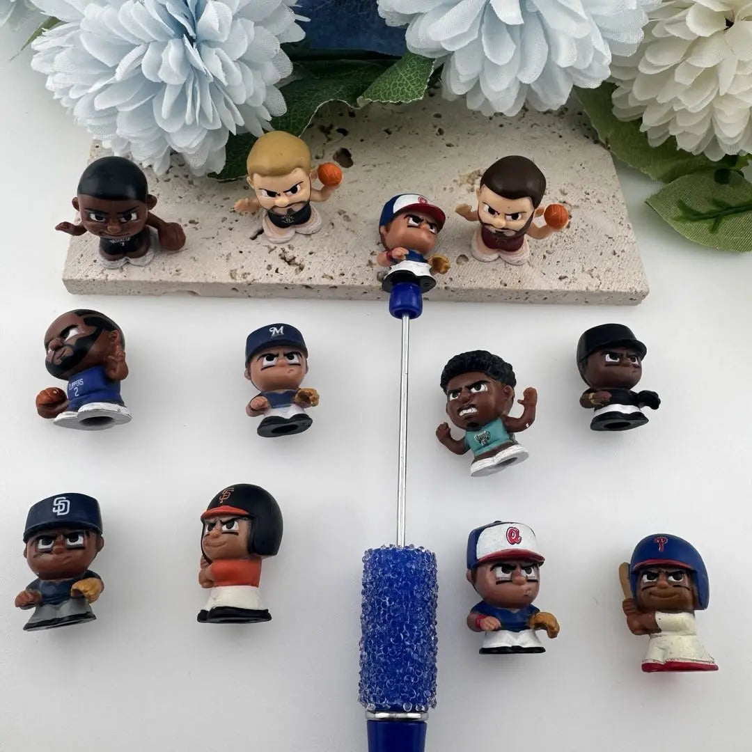 FS17891-Mixed Sport Player Pen Topper Zoe DIY Wholesale