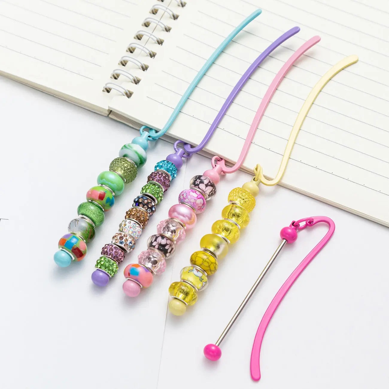 FS17927-About 8.6×7.8cm Beadable Book Marks Zoe DIY Wholesale