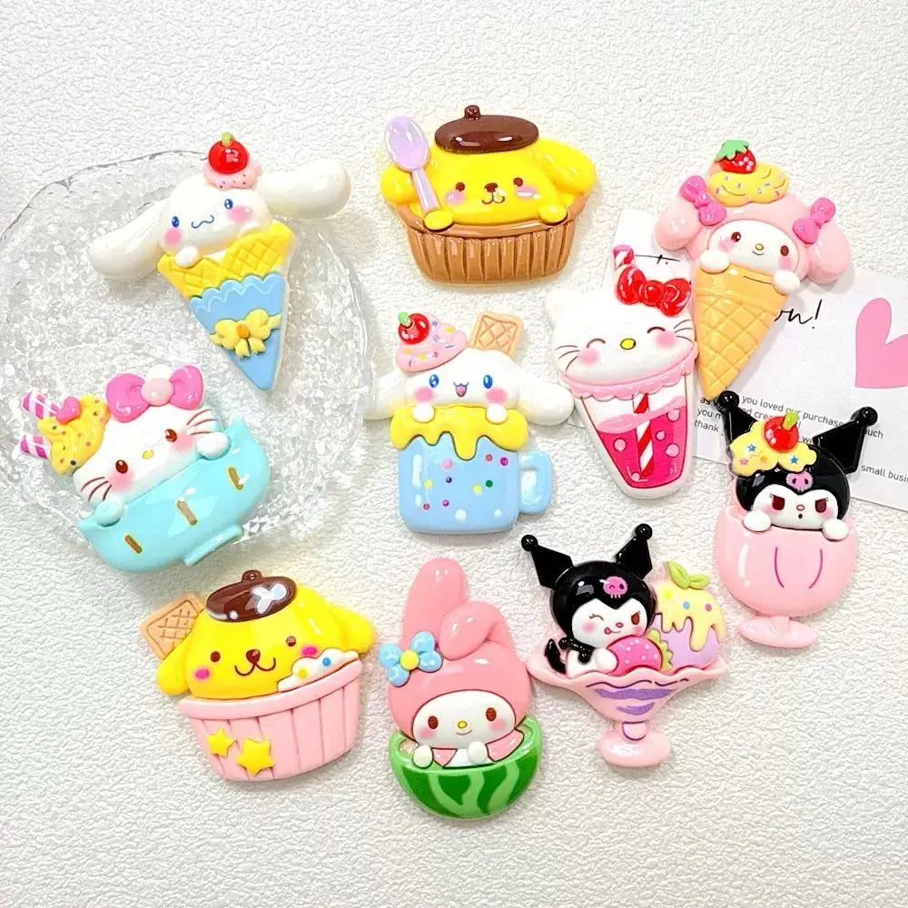 FS17955-About 10×45×59mm Sanrio Resin Charms Zoe DIY Wholesale