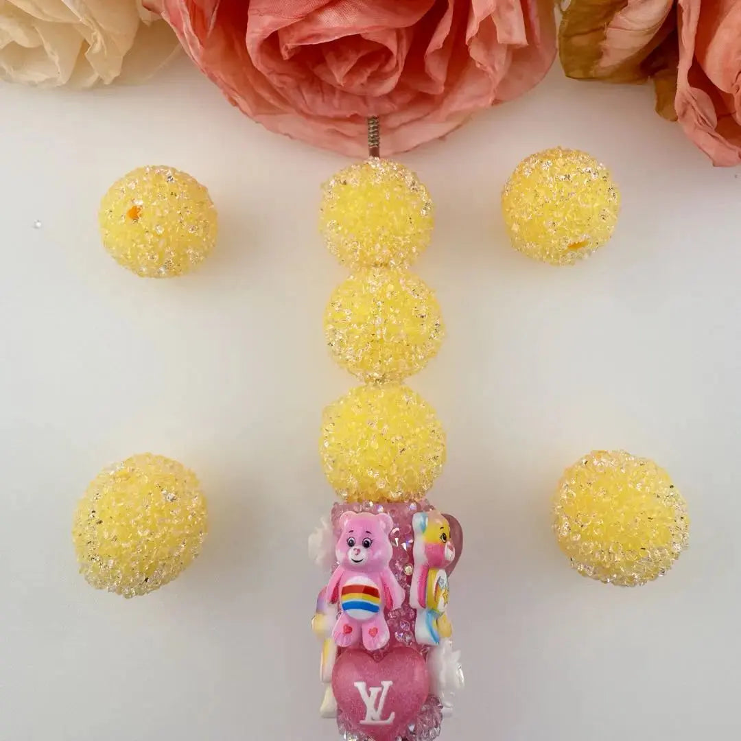 FS18020-About 18mm Sugar Beads Zoe DIY Wholesale