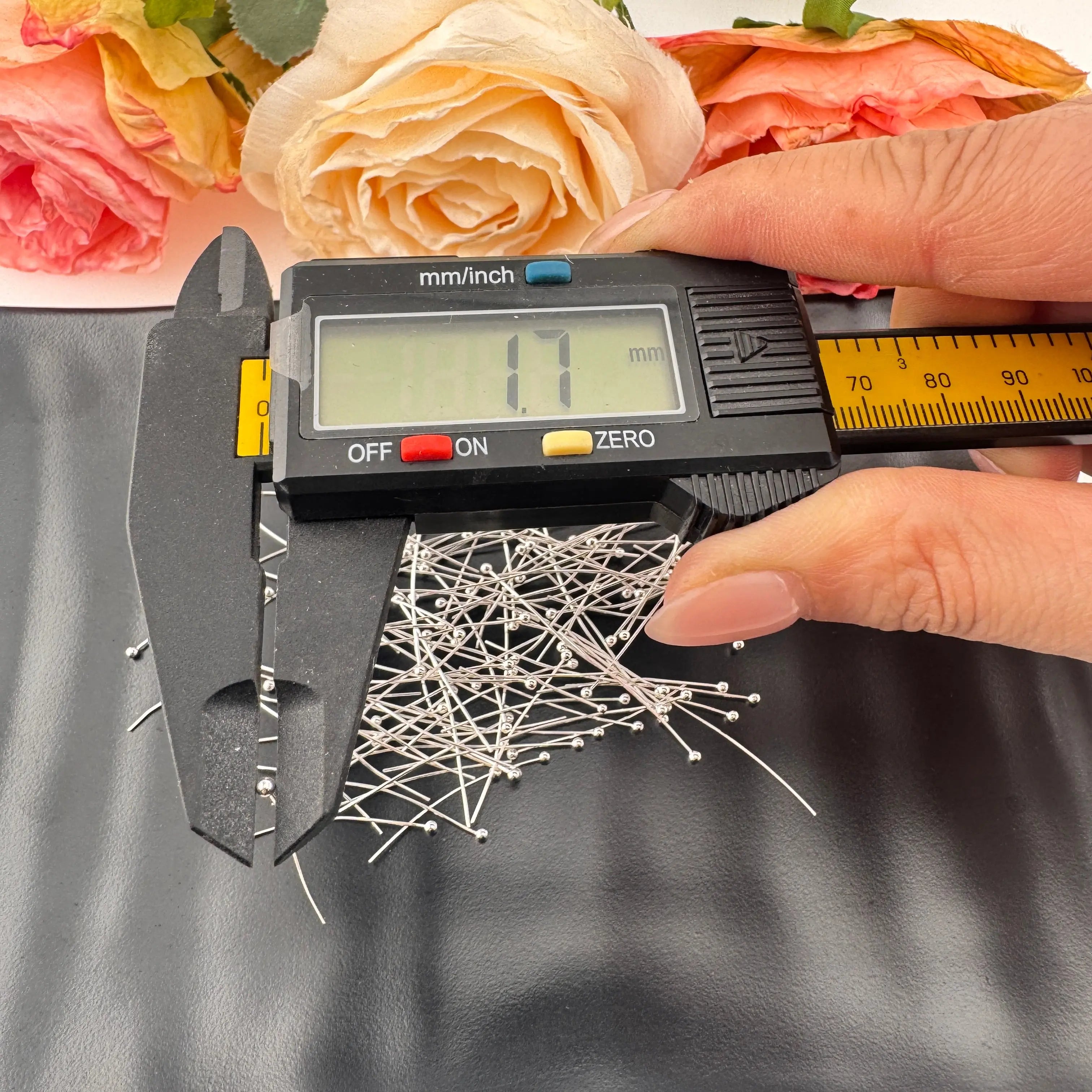 FS18052-About 1.8mm Head 3cm Length Pin For Making Flower Car Hangers Zoe DIY Wholesale
