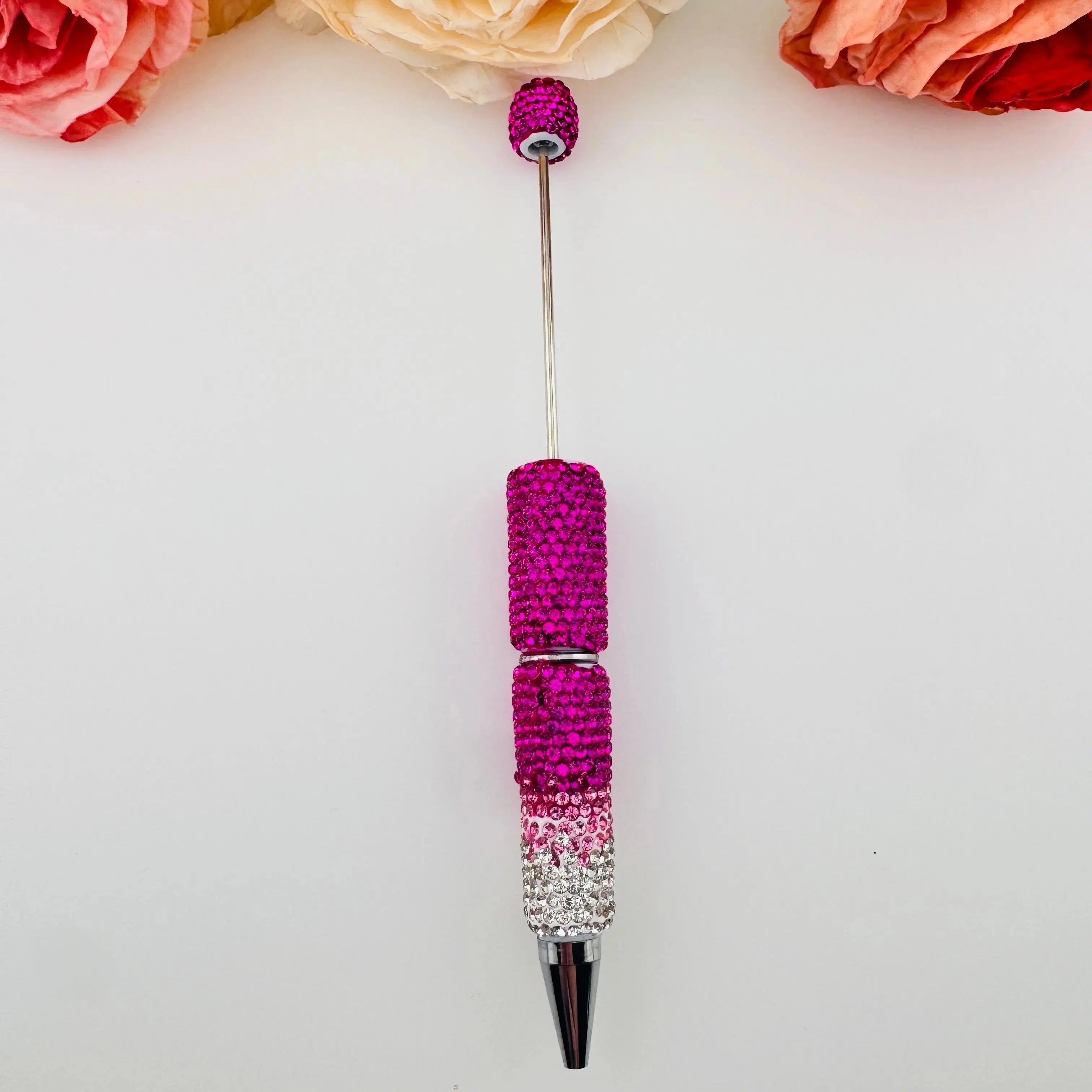 FS18249-Gradient Color Rhinestone Pen Zoe DIY Wholesale